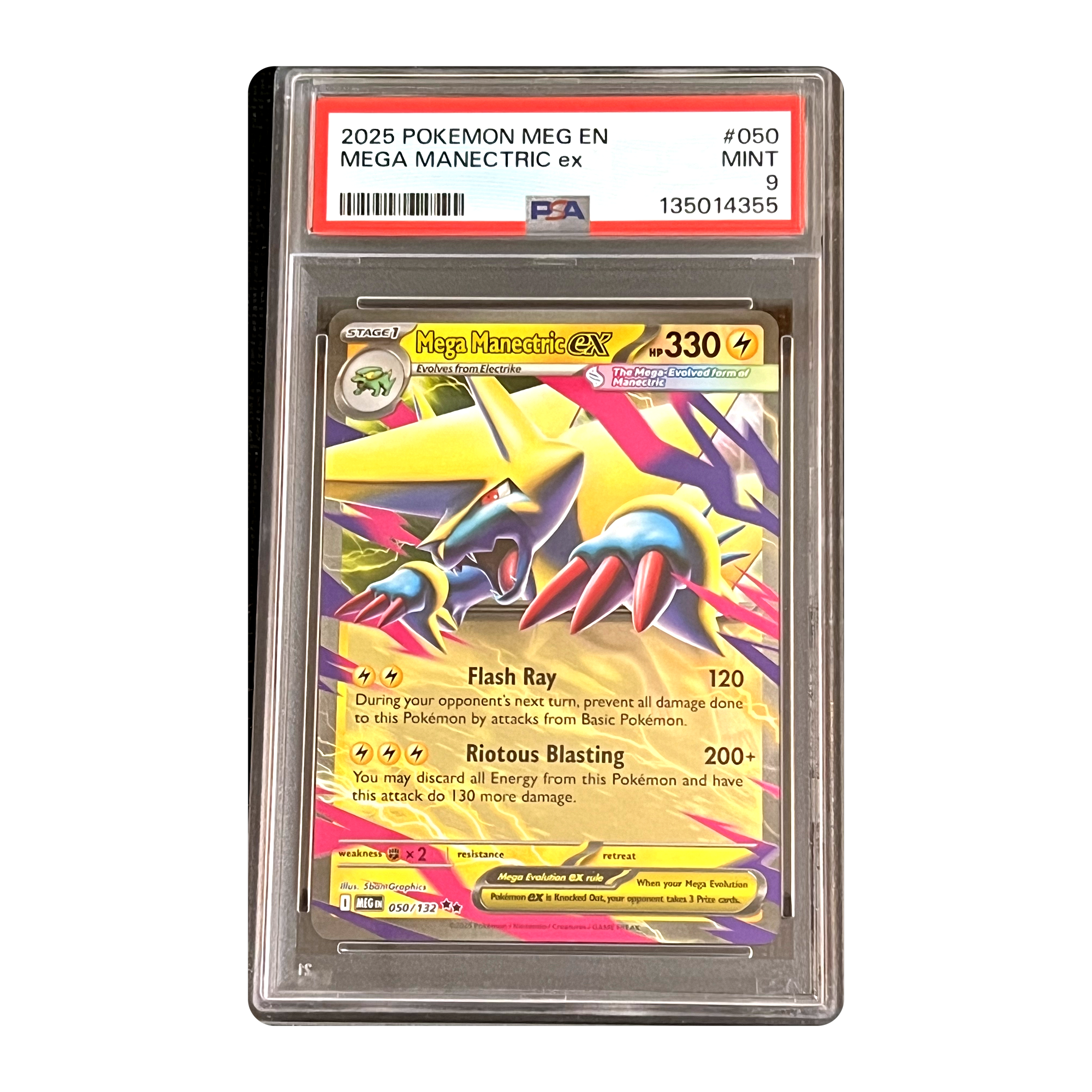 PSA 9 2025 Mega Evolution Mega Manectric ex