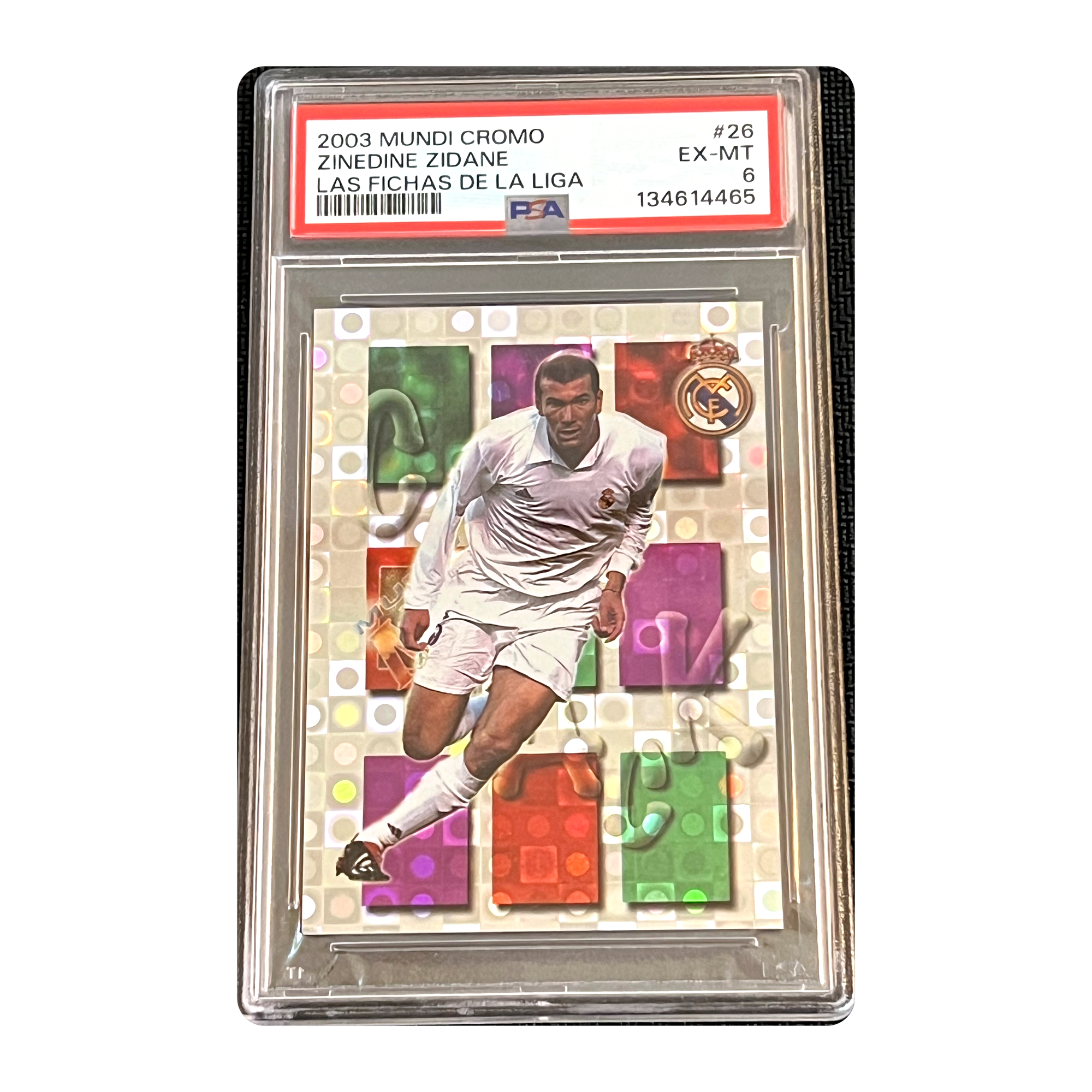 PSA 6 2003 Mundi Cromo Zinedine Zidane