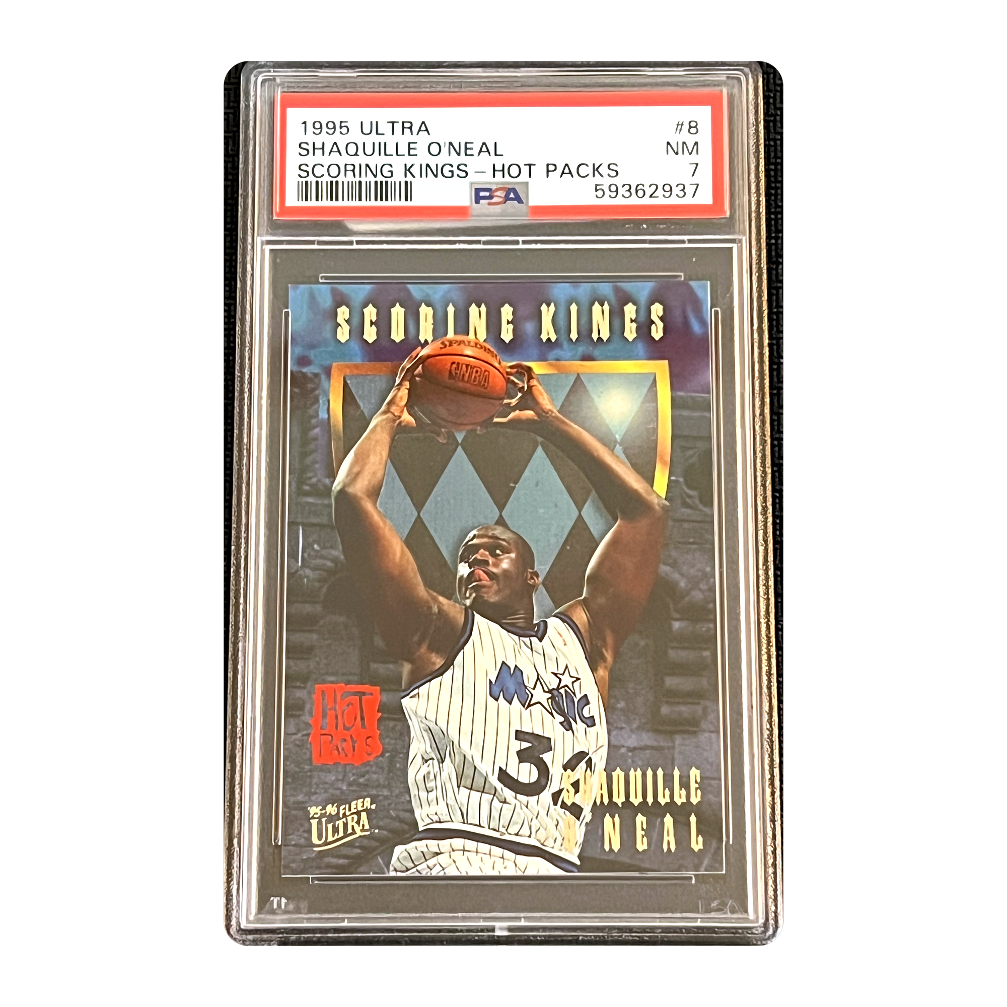 PSA 7 1995 Ultra Shaquille O'Neal Scoring Kings