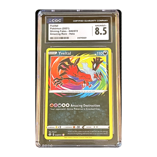 CGC 8.5 2021 Shining Fates Yveltal