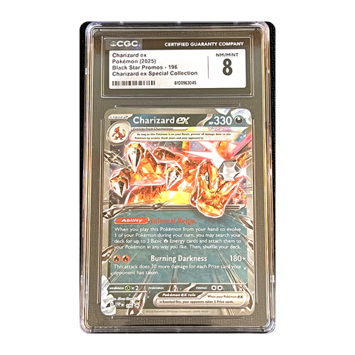 CGC 8 2025 Black Star Promos Charizard ex