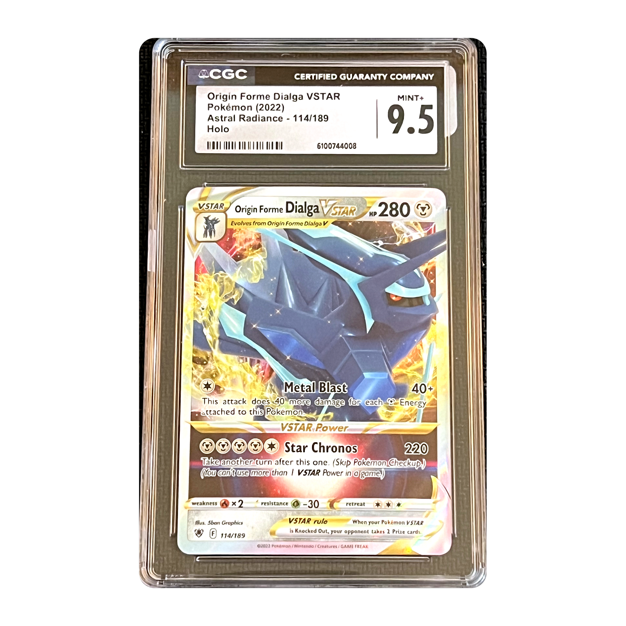 CGC 9.5 2022 Astral Radiance Origin Forme Dialga VSTAR