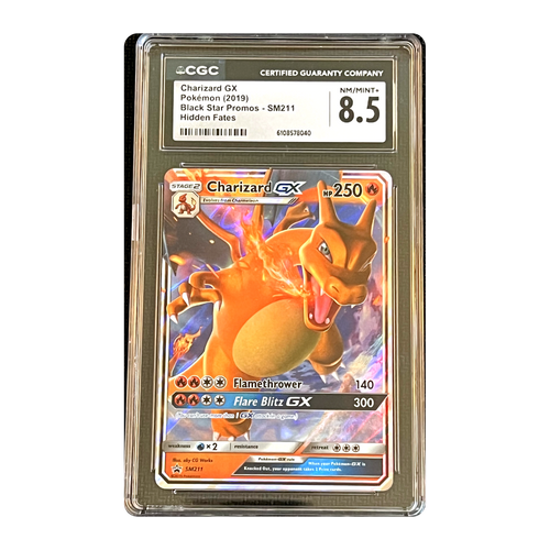 CGC 8.5 2019 Hidden Fates Charizard GX