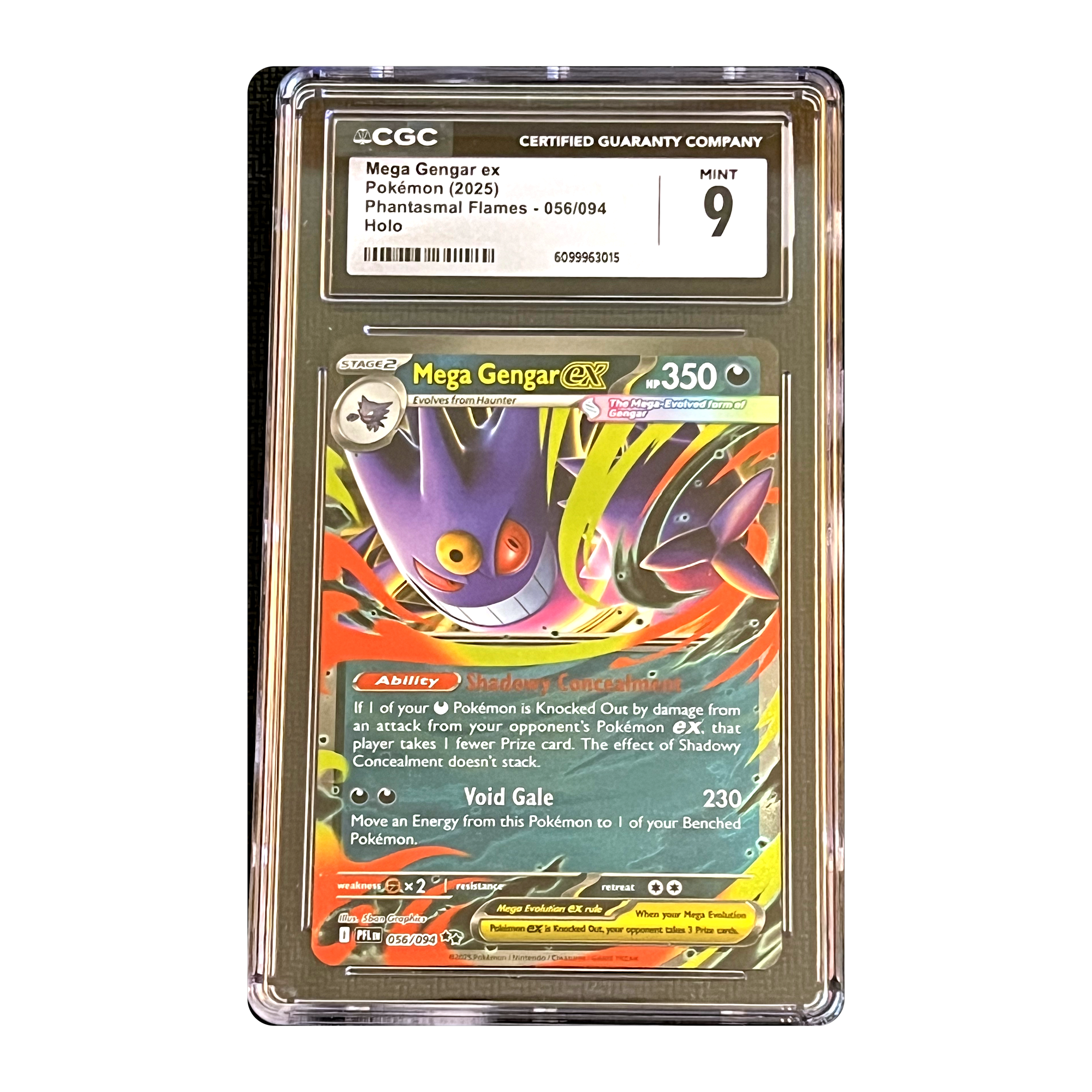 CGC 9 2025 Phantasmal Flames Mega Gengar ex