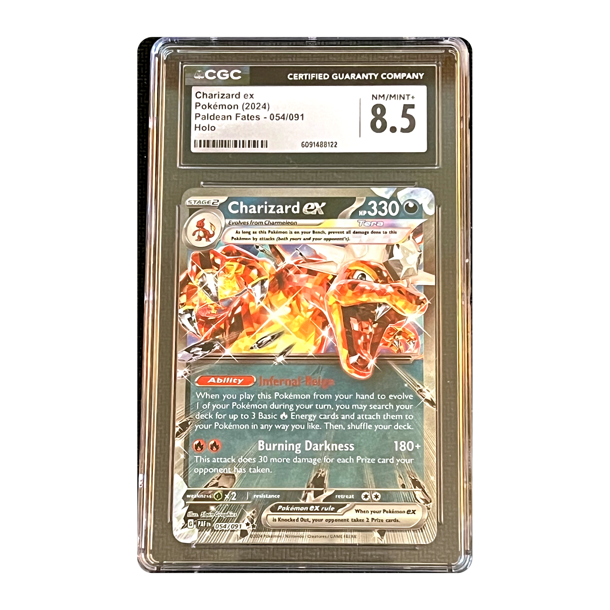 CGC 8.5 2024 Paldean Fates Charizard ex
