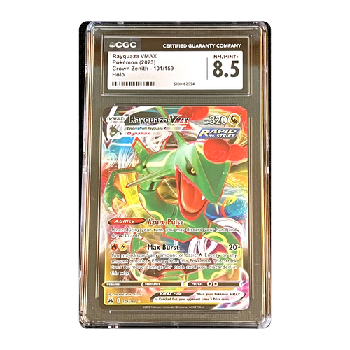 CGC 8.5 2023 Crown Zenith Rayquaza VMAX