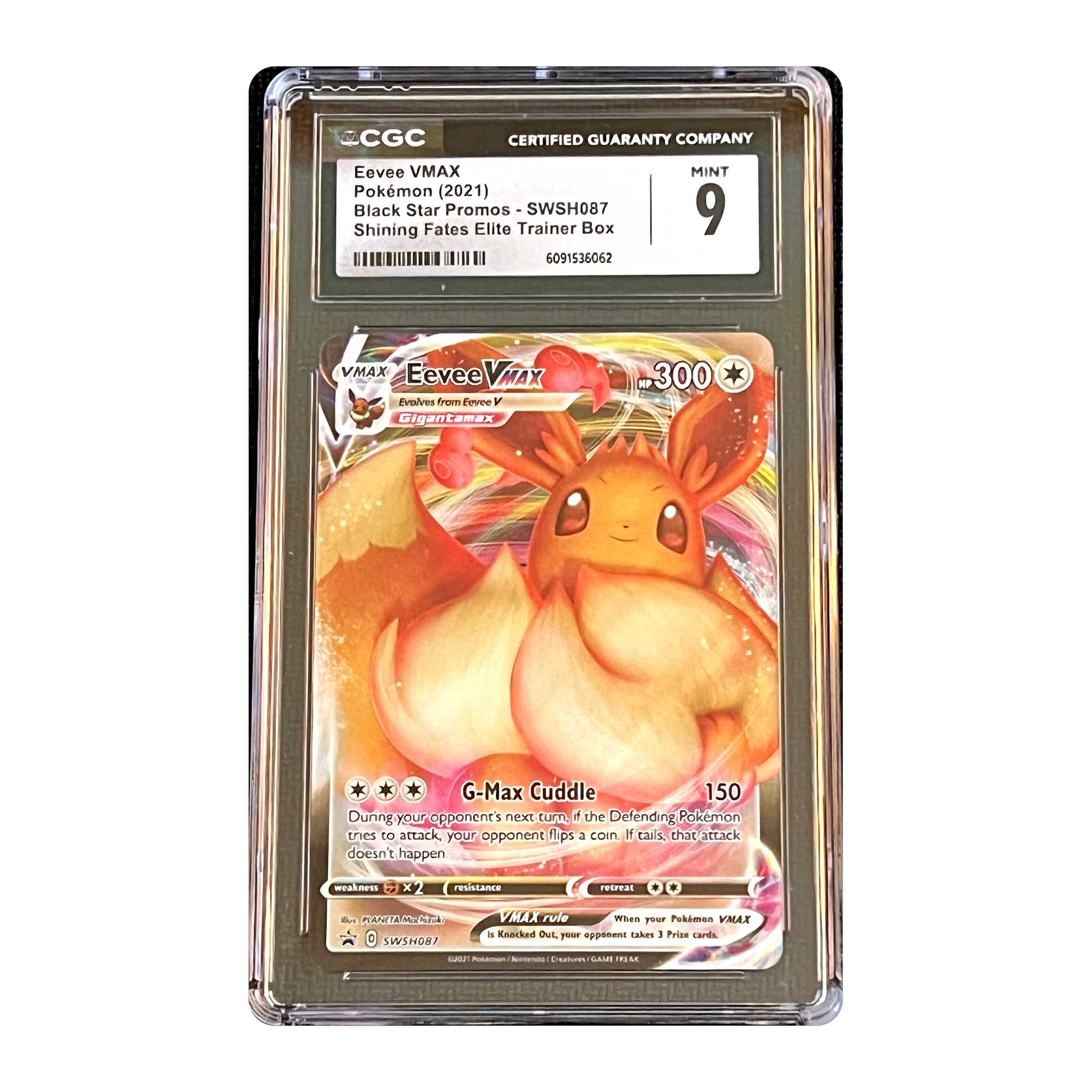CGC 9 2021 Shining Fates Eevee VMAX