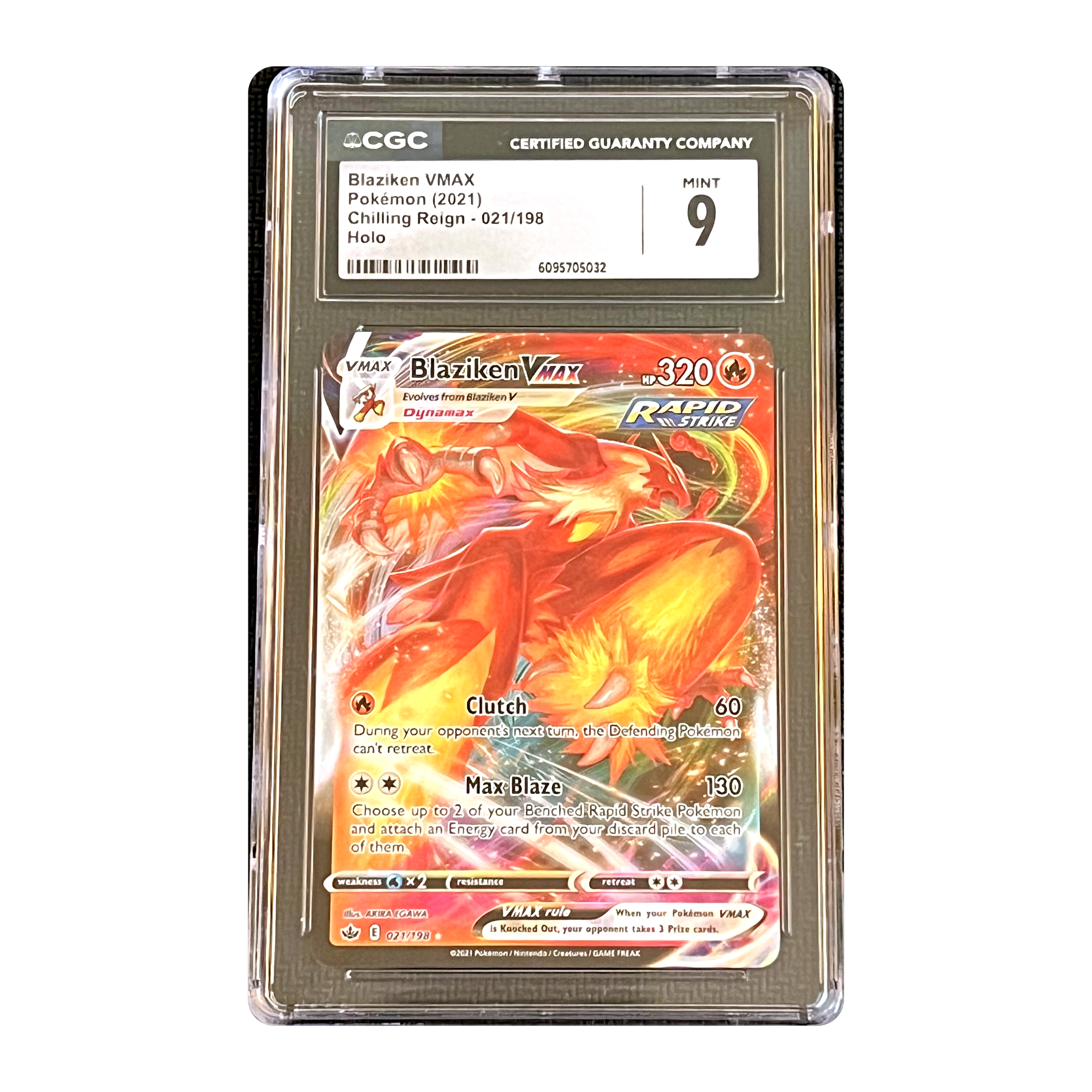 CGC 9 2021 Chilling Reign Blaziken VMAX