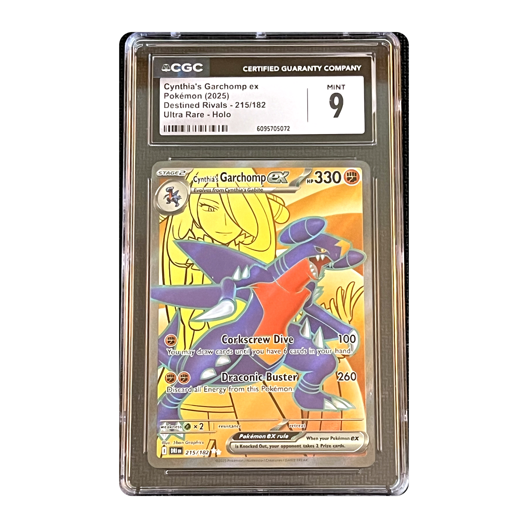 CGC 9 2025 Destined Rivals Cynthia's Garchomp ex