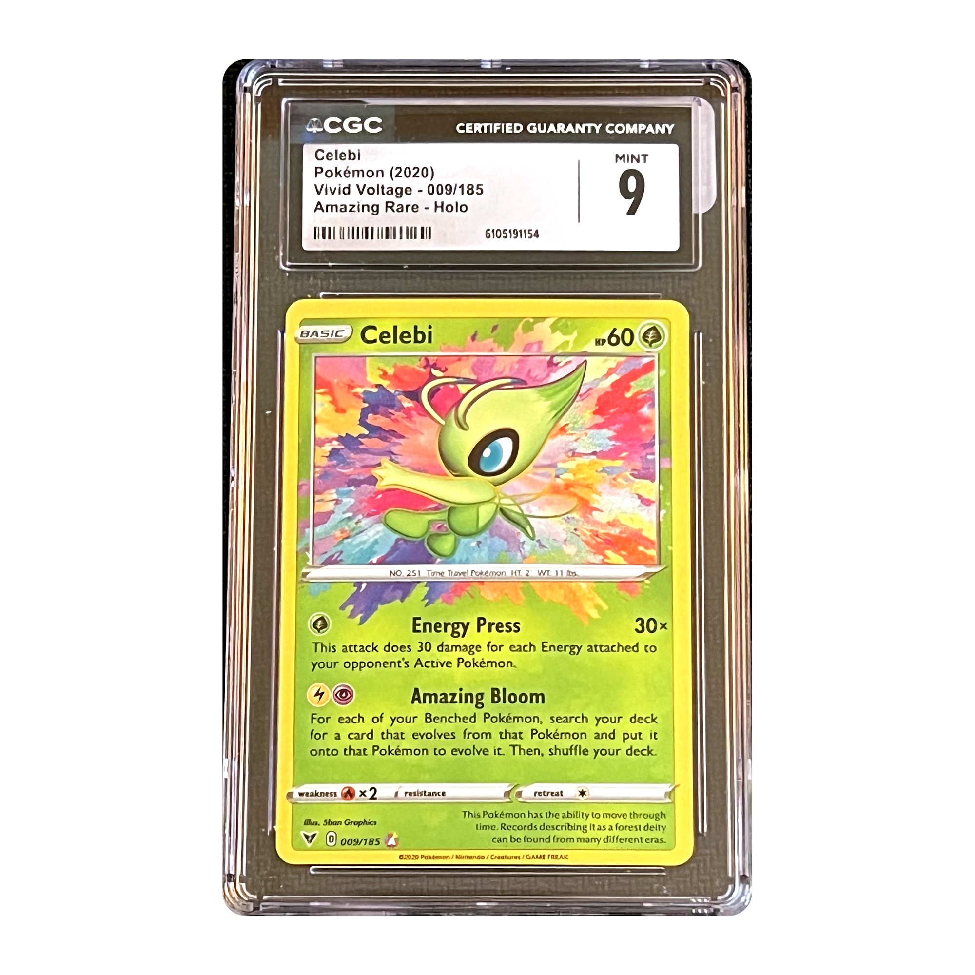 CGC 9 2020 Vivid Voltage Celebi