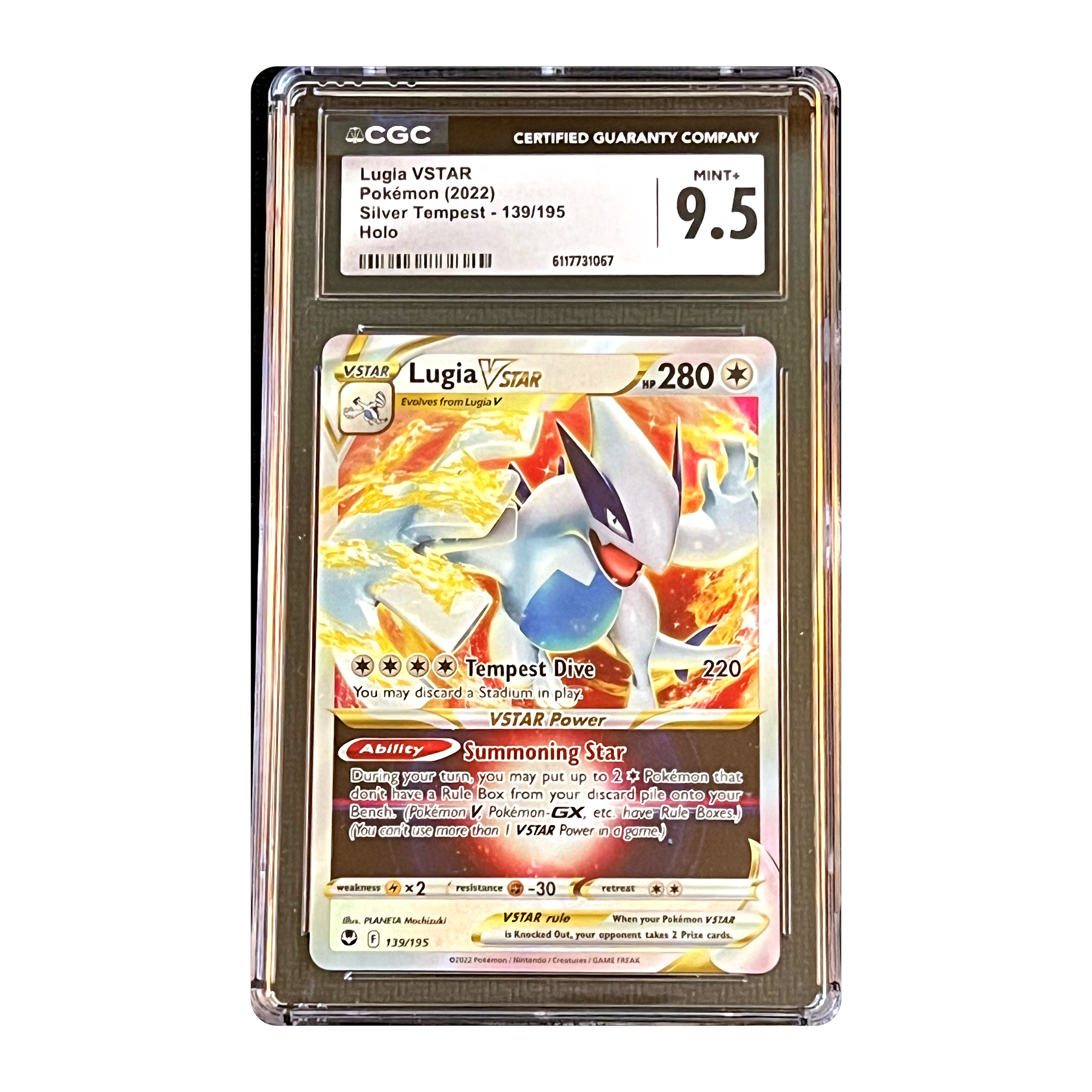 CGC 9.5 2022 Silver Tempest Lugia VSTAR