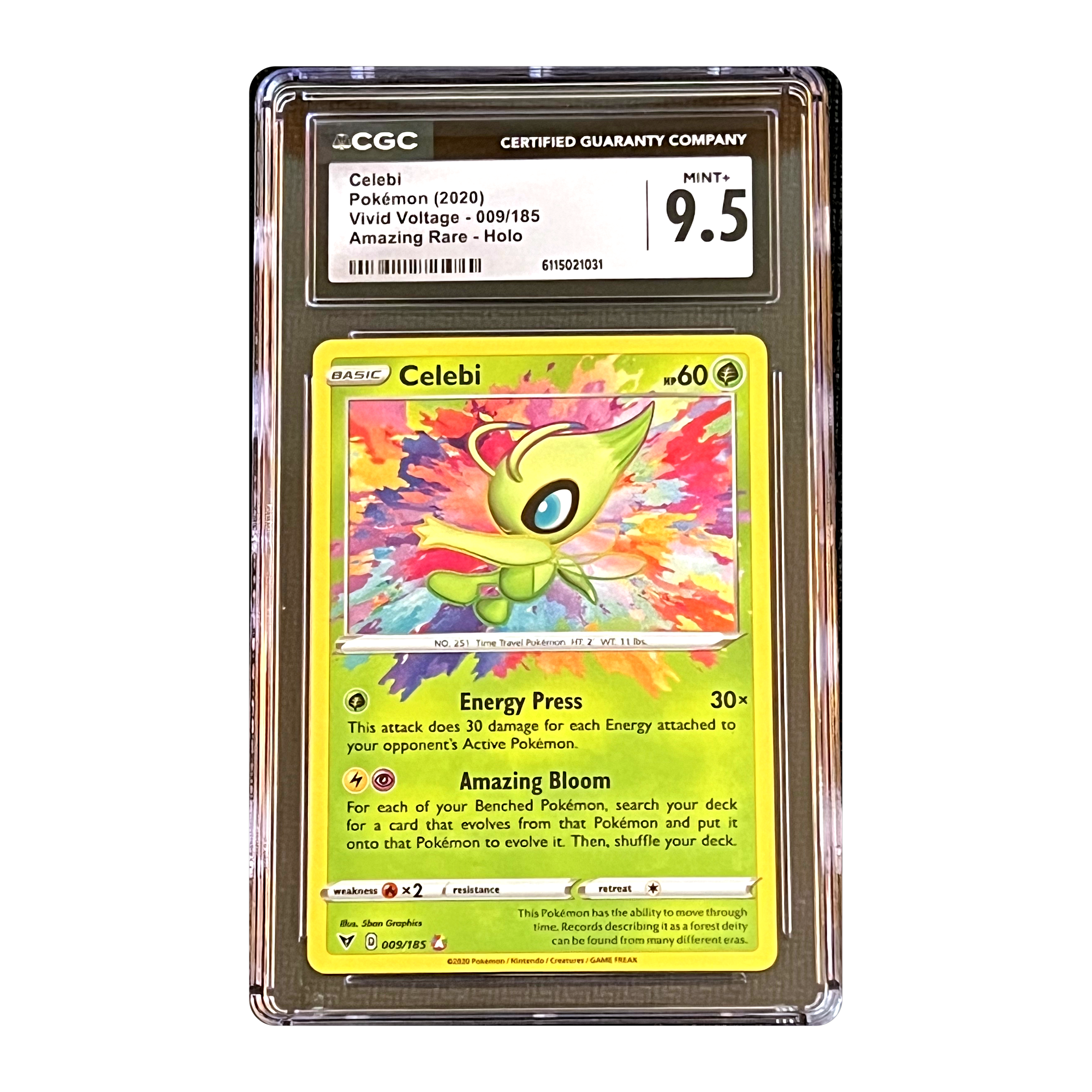 CGC 9.5 2020 Vivid Voltage Celebi