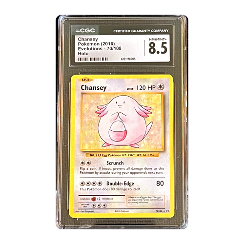 CGC 8.5 2016 Evolutions Chansey
