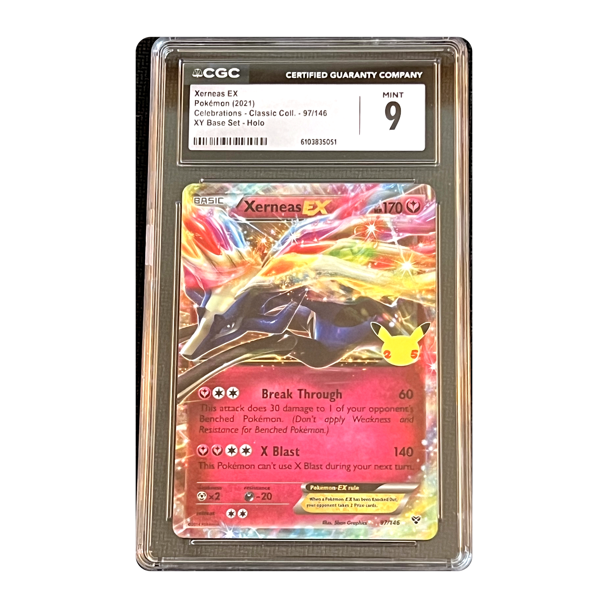 CGC 9 2021 Celebrations Classic Collection Xerneas EX