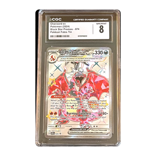 CGC 8 2024 Paldean Fates Charizard ex