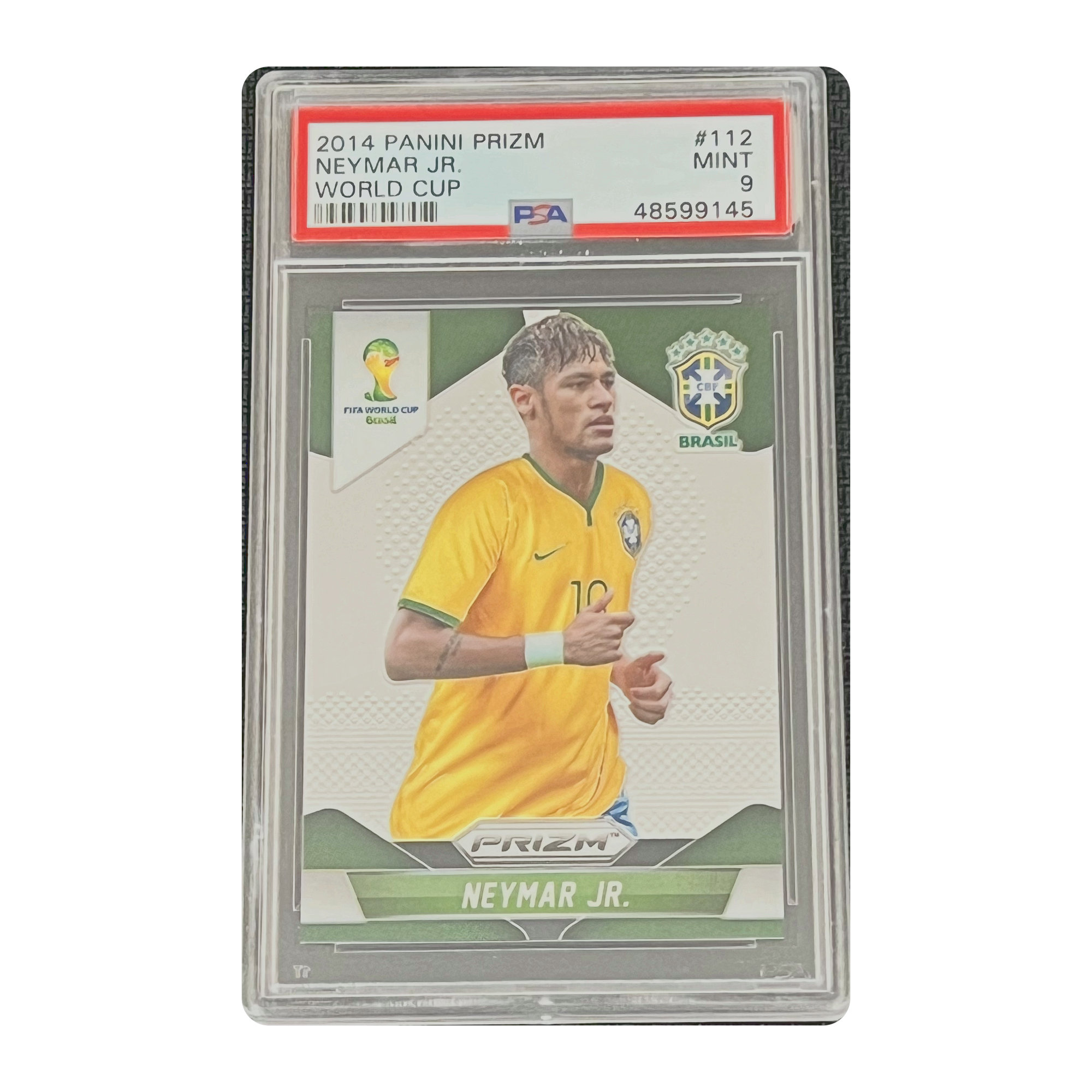 PSA 9 2014 Panini Prizm World Cup Neymar Jr.