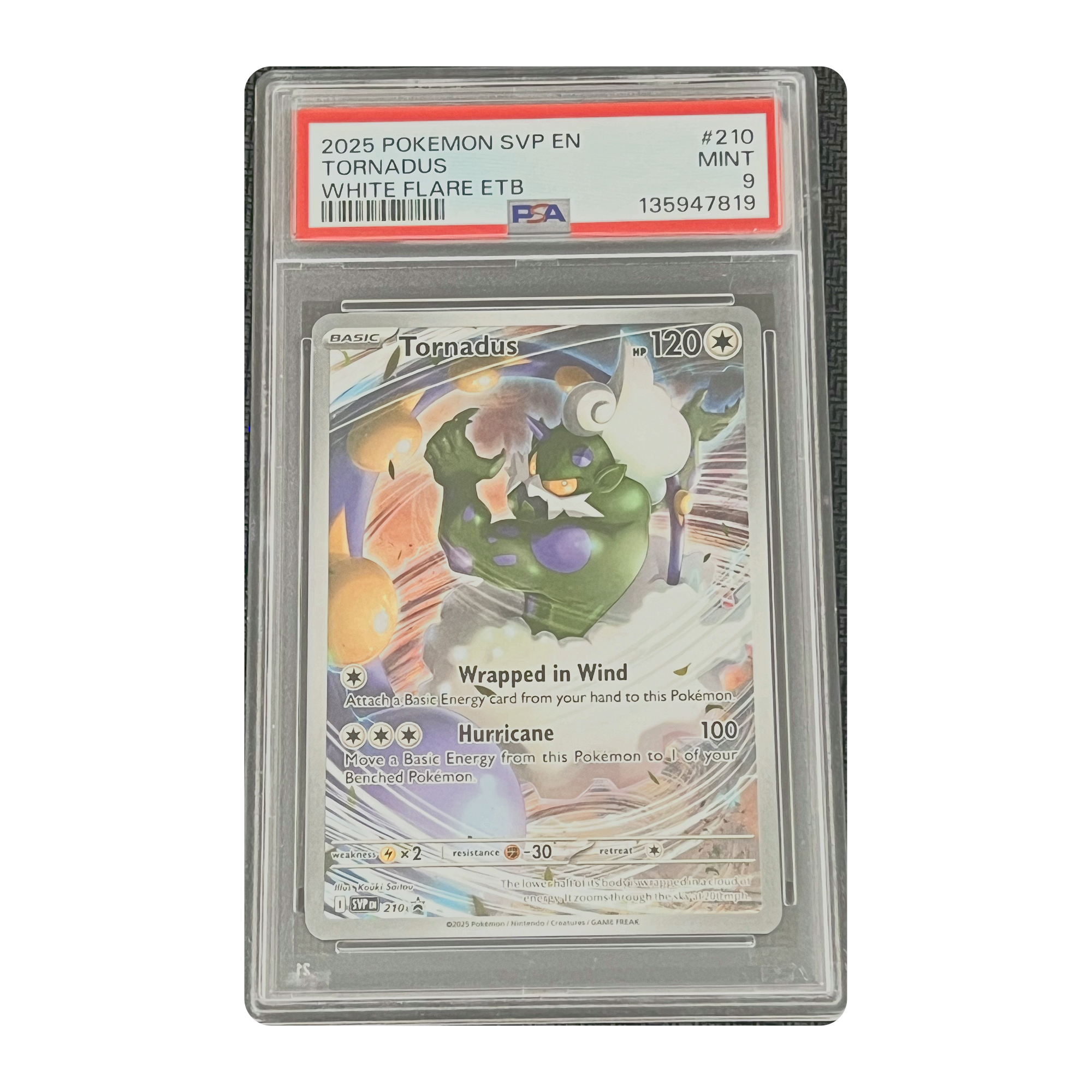PSA 9 2025 White Flare Tornadus