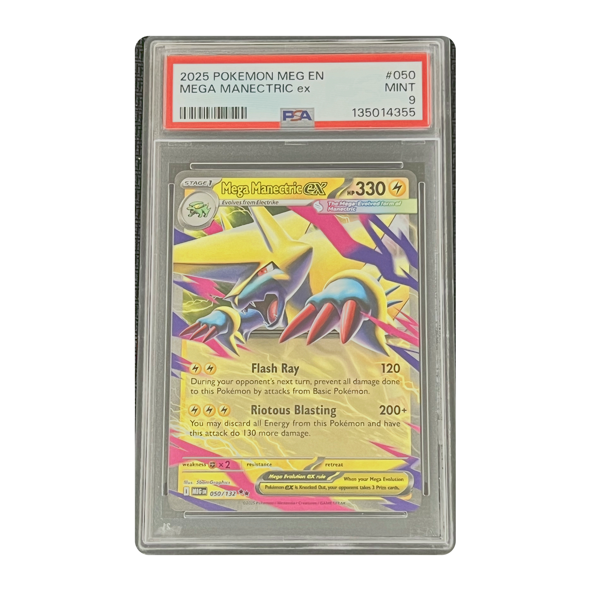 PSA 9 2025 Mega Evolution Mega Manectric ex