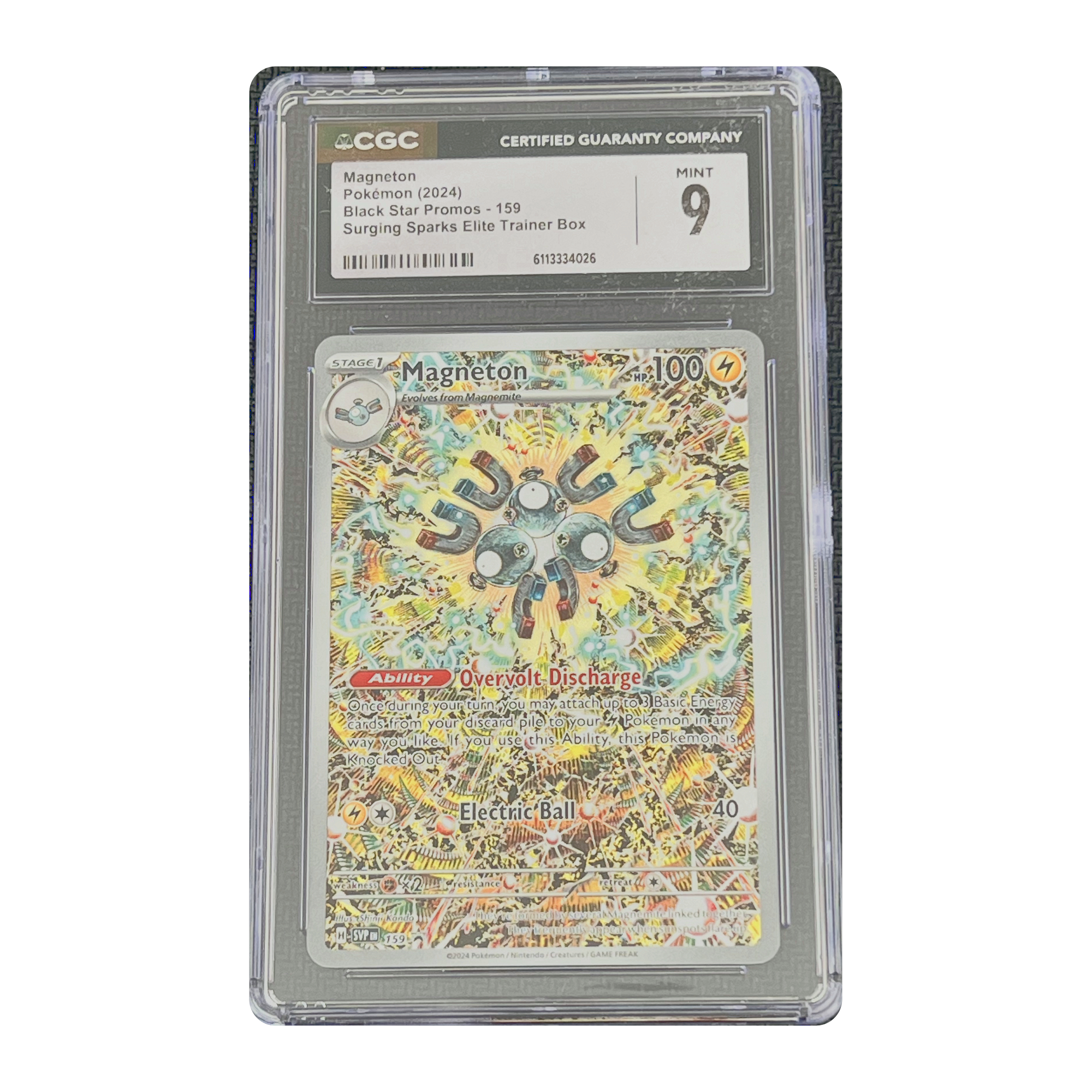 CGC 9 2024 Surging Sparks Magneton