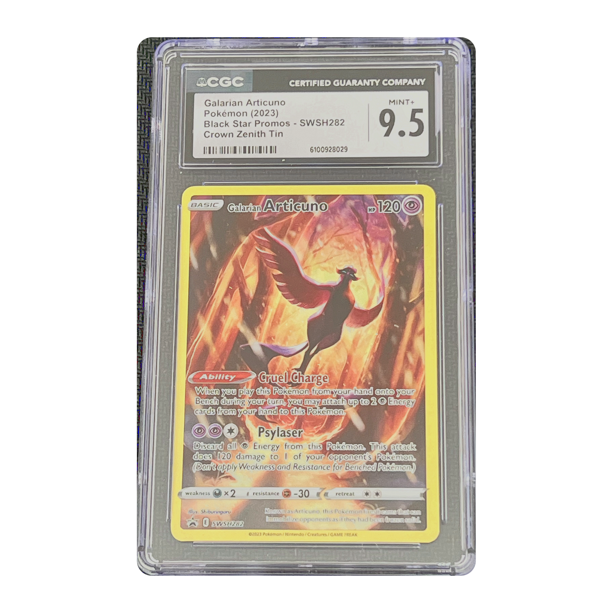 CGC 9.5 2023 Crown Zenith Galarian Articuno
