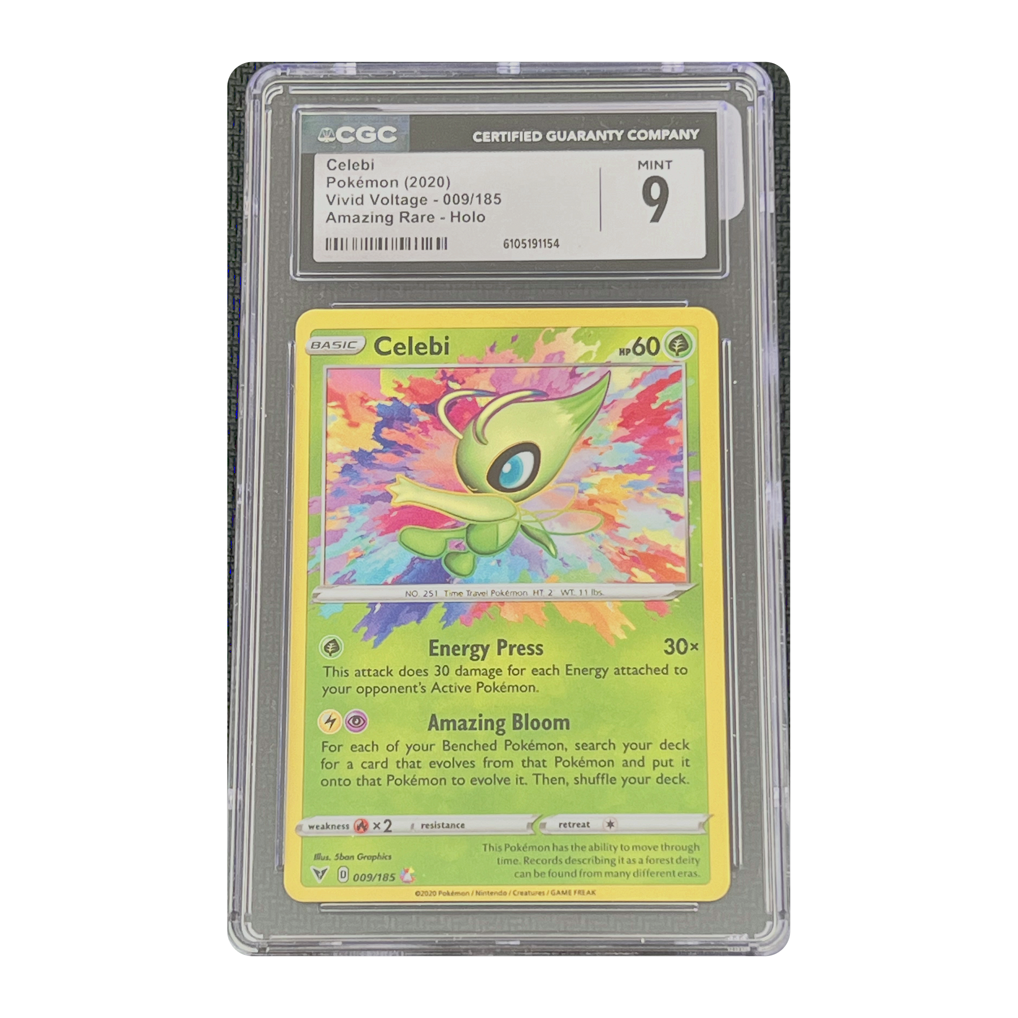 CGC 9 2020 Vivid Voltage Celebi