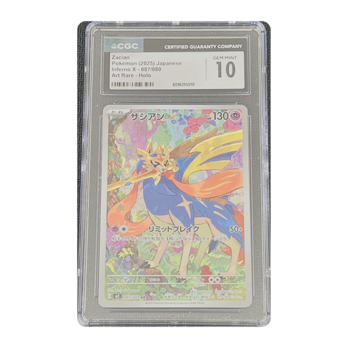 CGC 10 2025 Japanese Inferno X Zacian