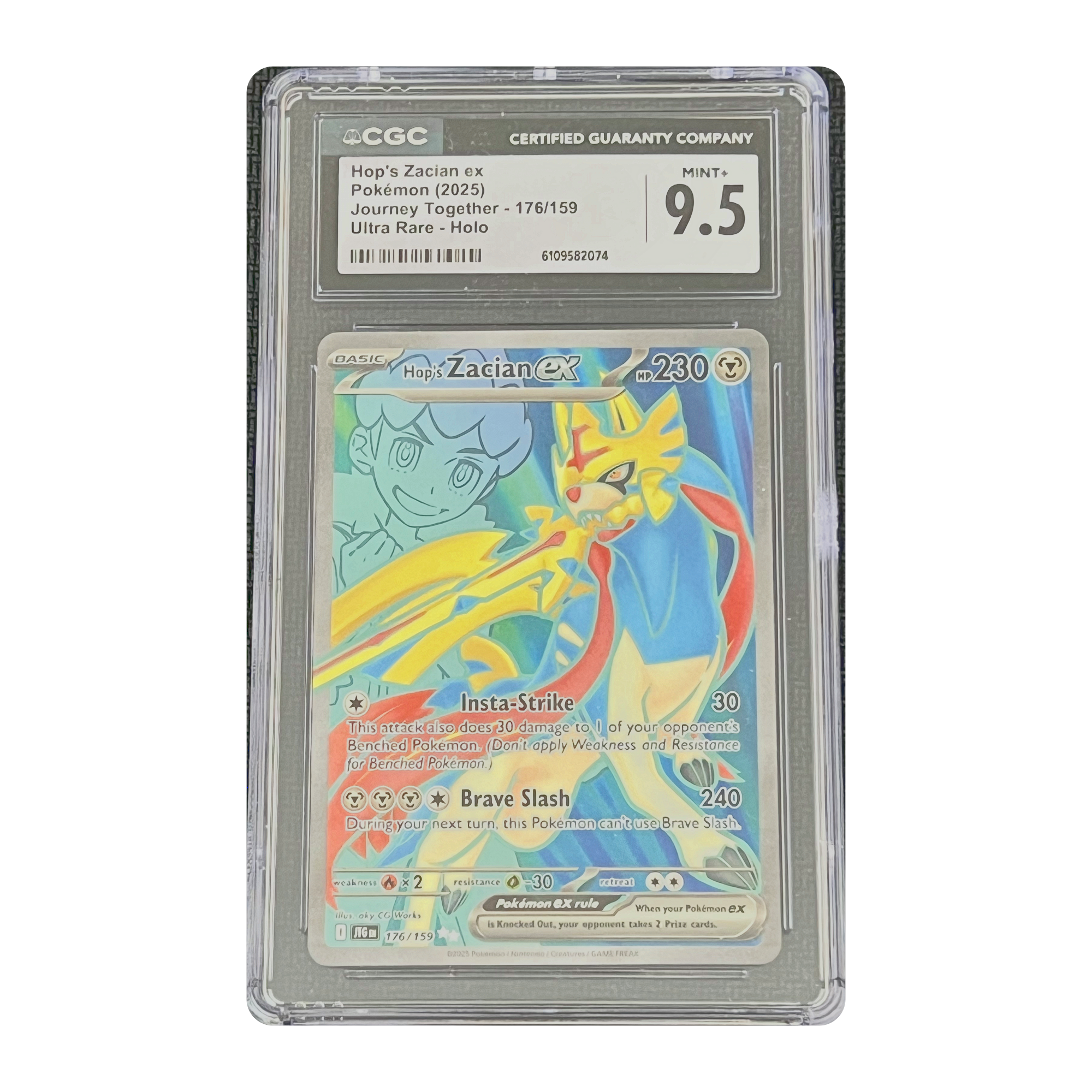 CGC 9.5 2025 Journey Together Hop's Zacian ex
