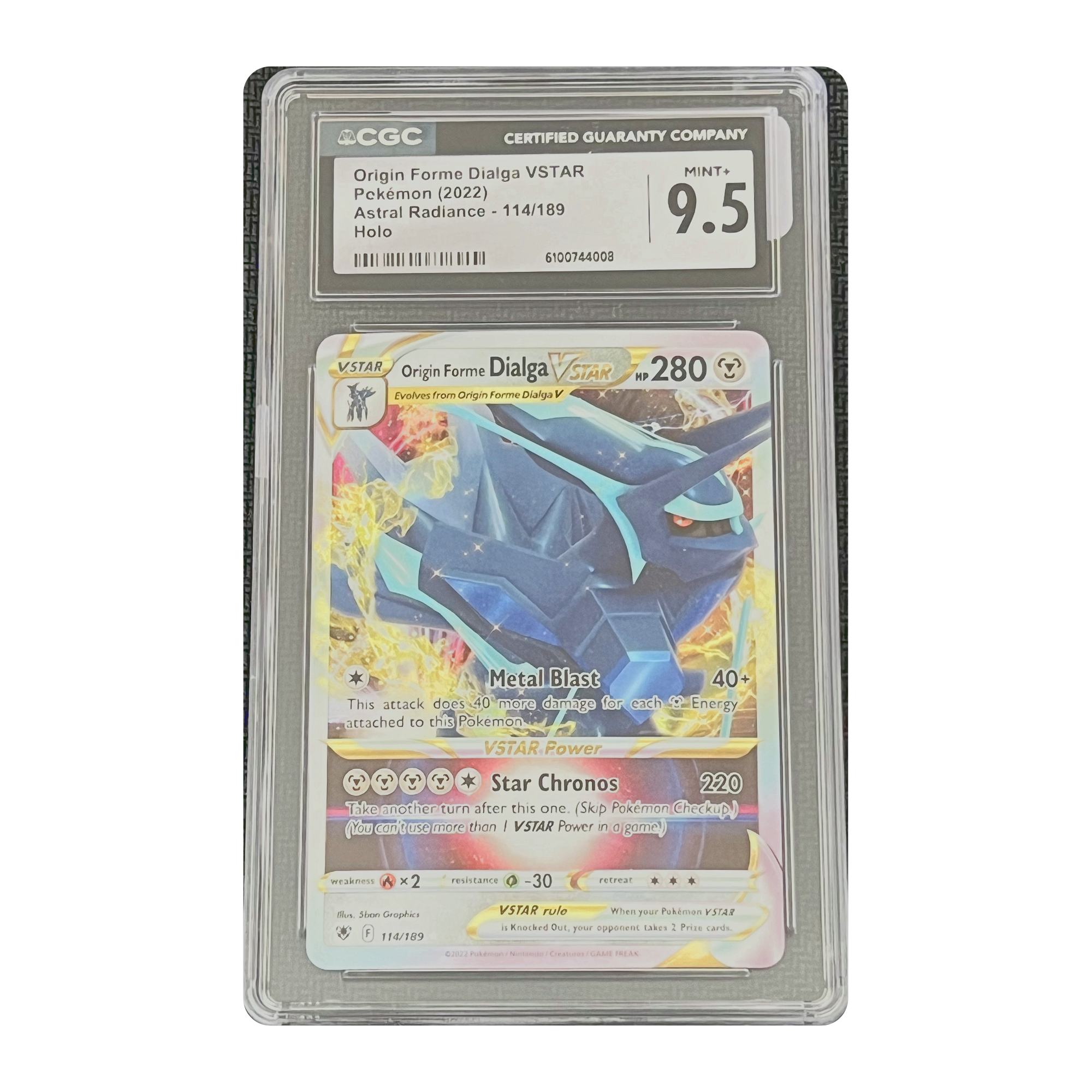 CGC 9.5 2022 Astral Radiance Origin Forme Dialga VSTAR