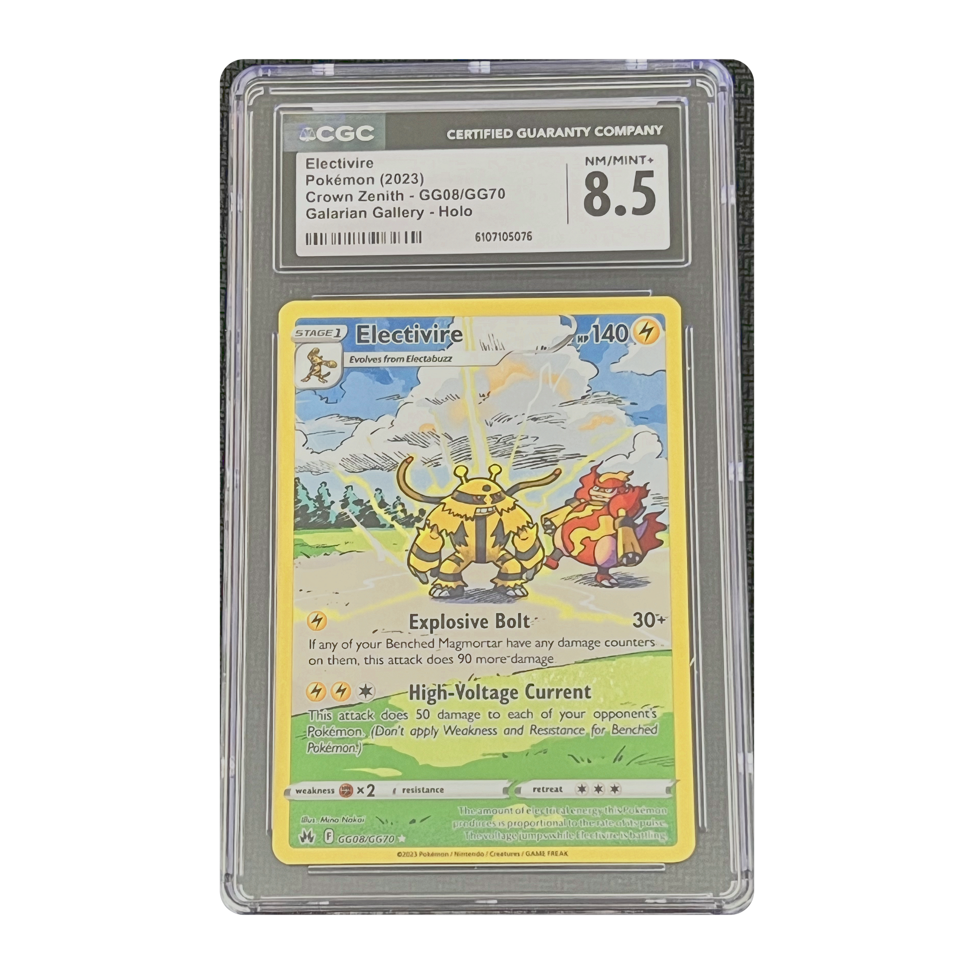 CGC 8.5 2023 Crown Zenith Electivire