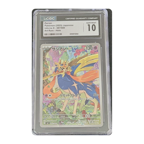 CGC 10 2025 Japanese Inferno X Zacian