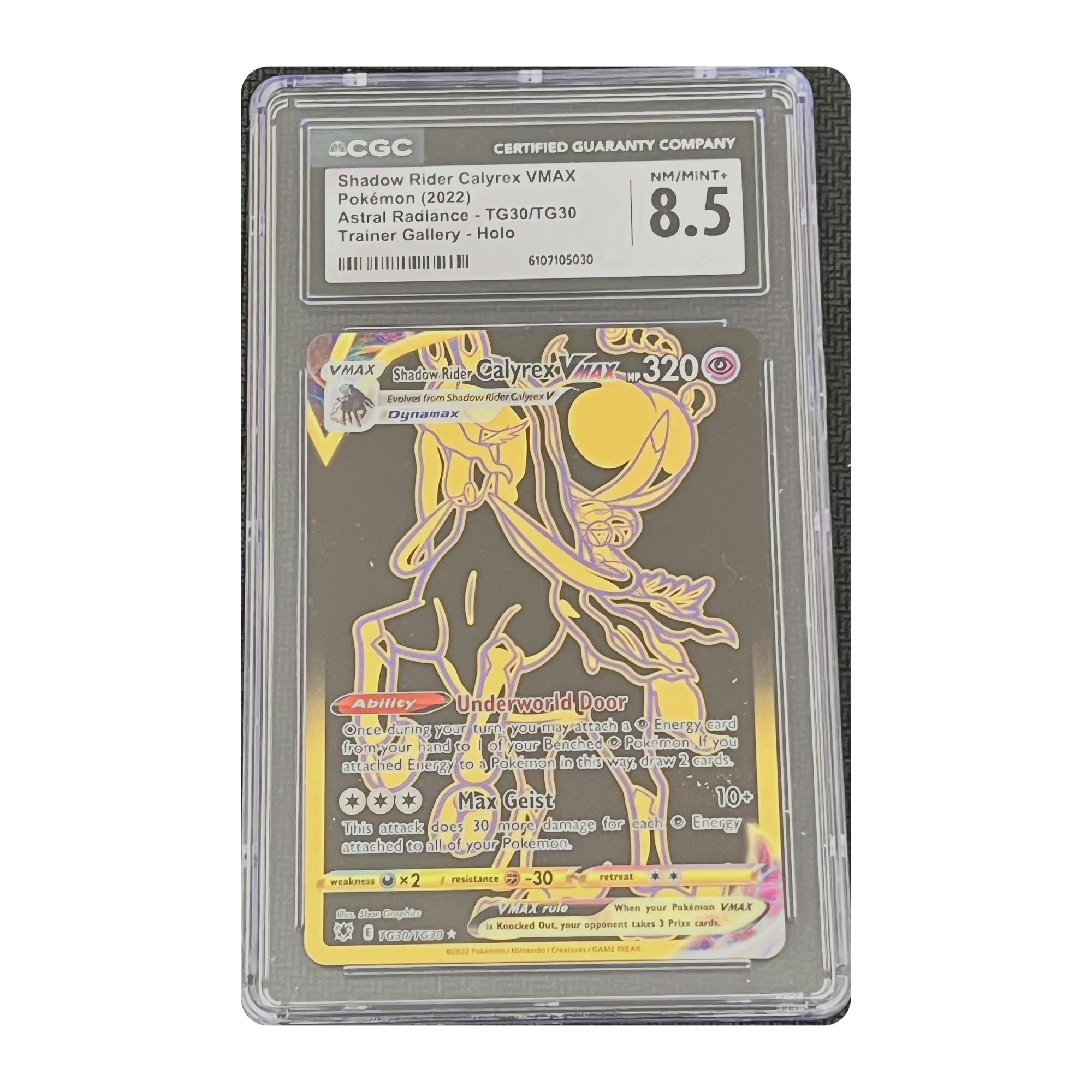 CGC 8.5 2022 Astral Radiance Shadow Rider Calyrex VMAX