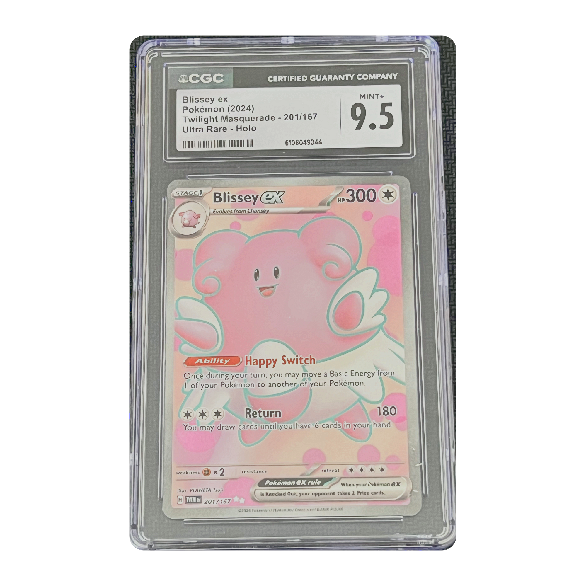 CGC 9.5 2024 Twilight Masquerade Blissey ex