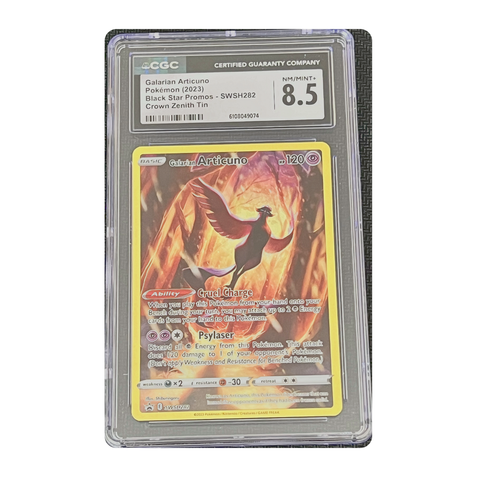 CGC 8.5 2023 Crown Zenith Galarian Articuno