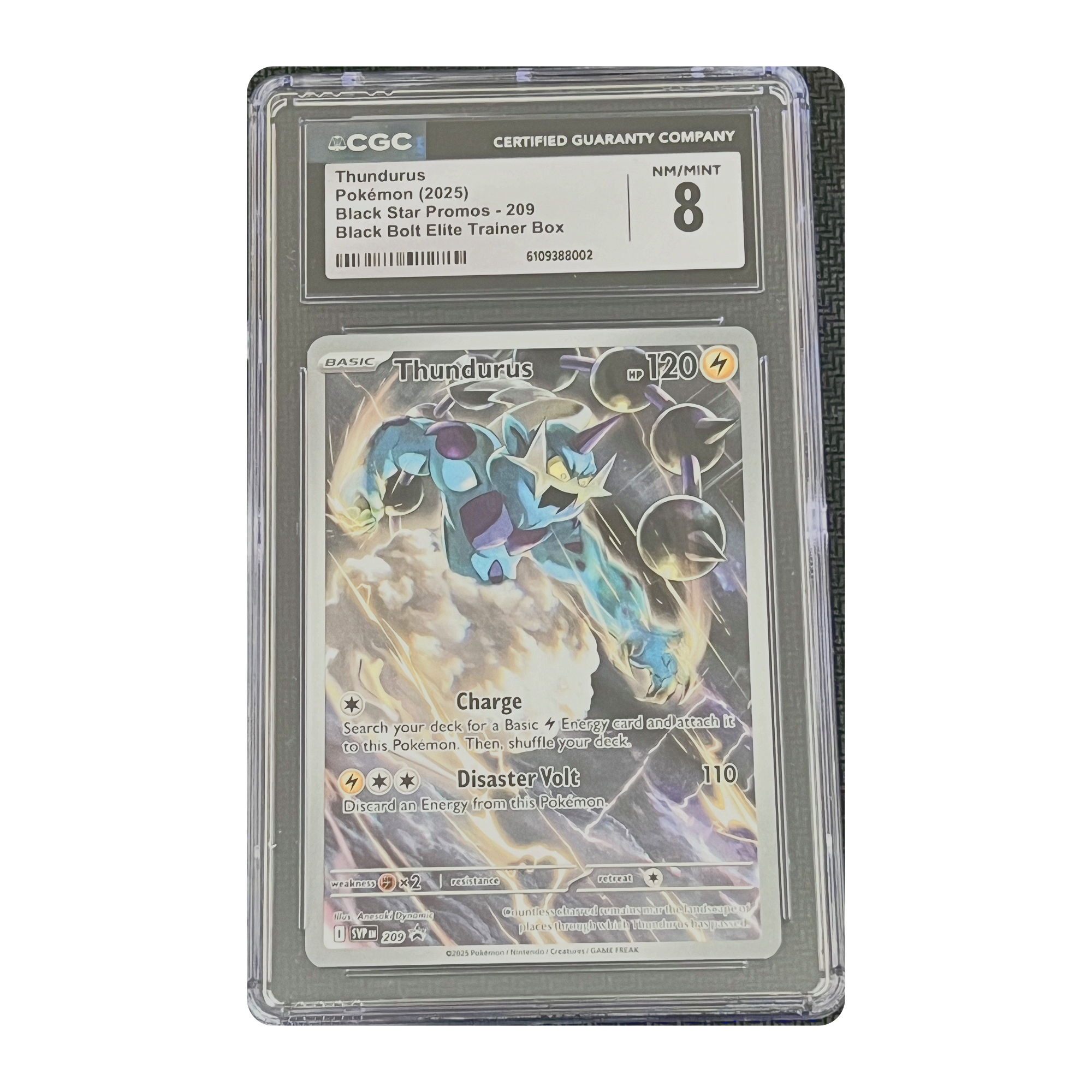 CGC 8 2025 Black Star Promos Thundurus