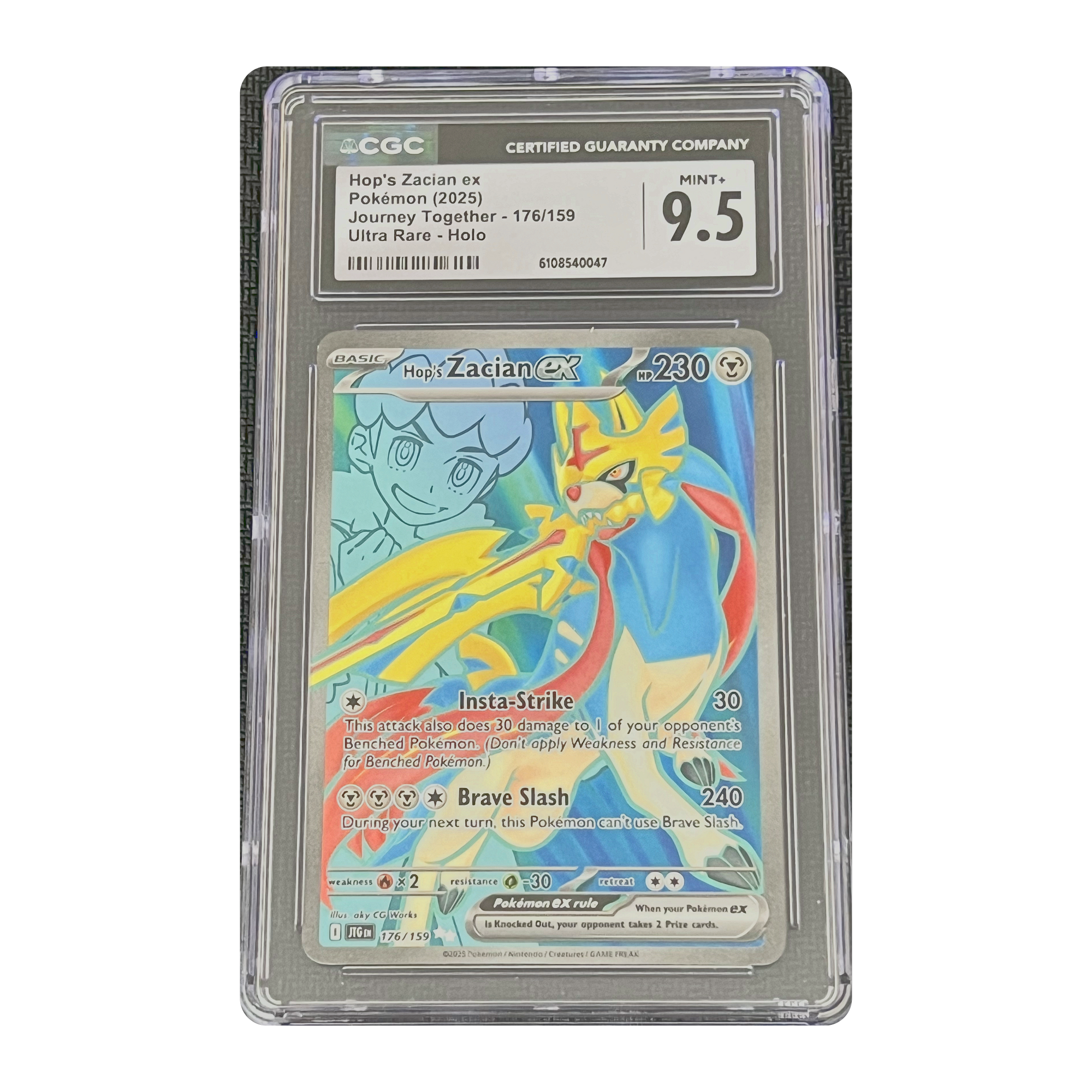 CGC 9.5 2025 Journey Together Hop's Zacian ex