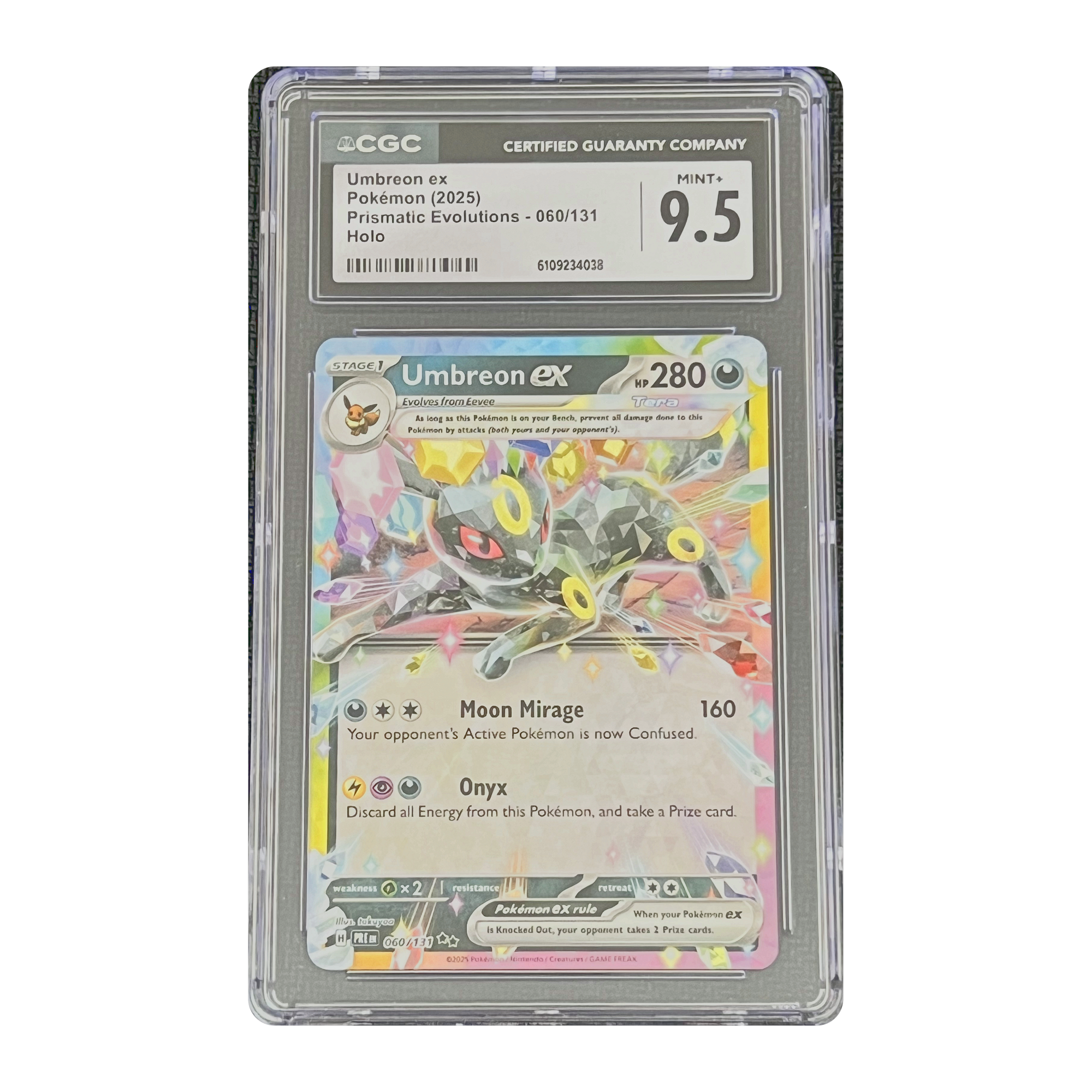 CGC 9.5 2025 Prismatic Evolutions Umbreon ex