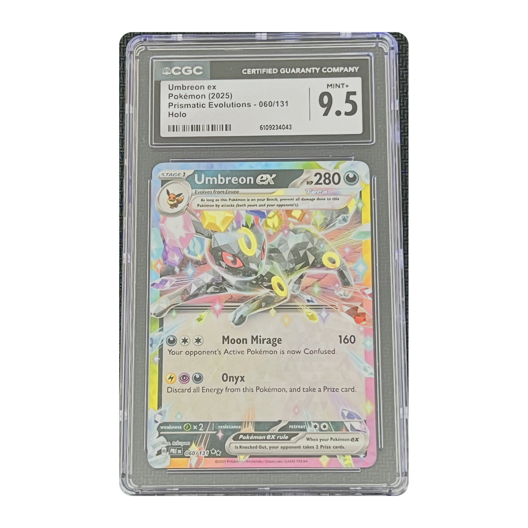 CGC 9.5 2025 Prismatic Evolutions Umbreon ex