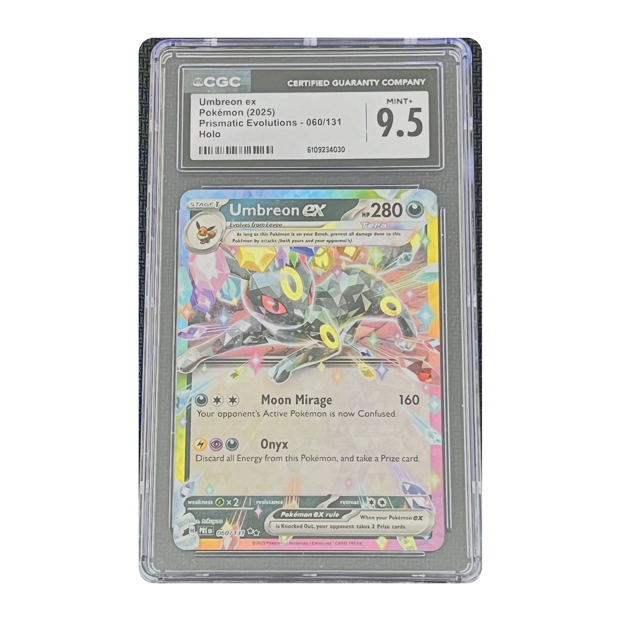 CGC 9.5 2025 Prismatic Evolutions Umbreon ex
