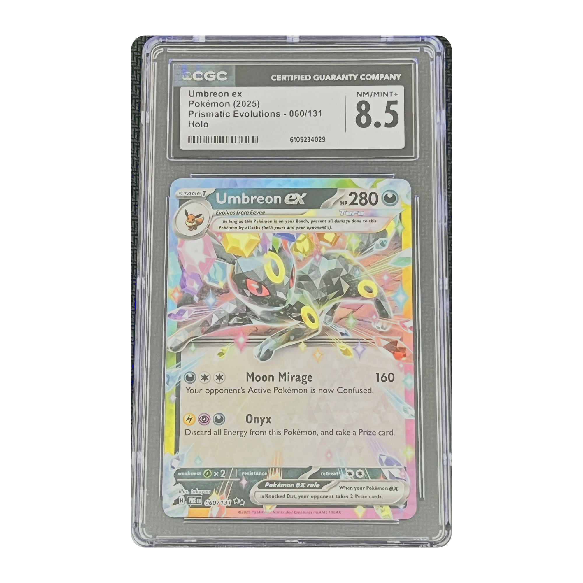 CGC 8.5 2025 Prismatic Evolutions Umbreon ex