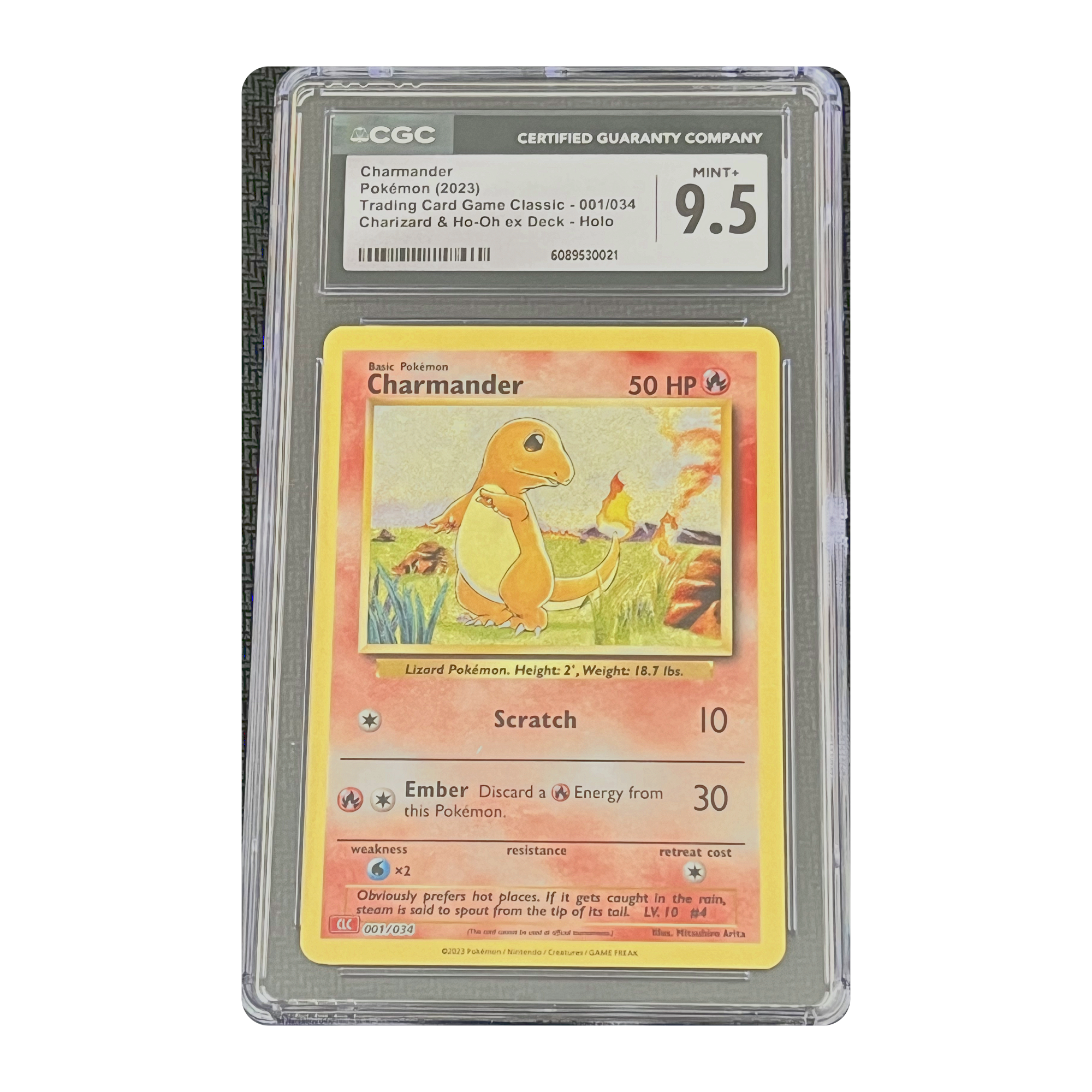 CGC 9.5 2023 Trading Card Game Classic Charmander