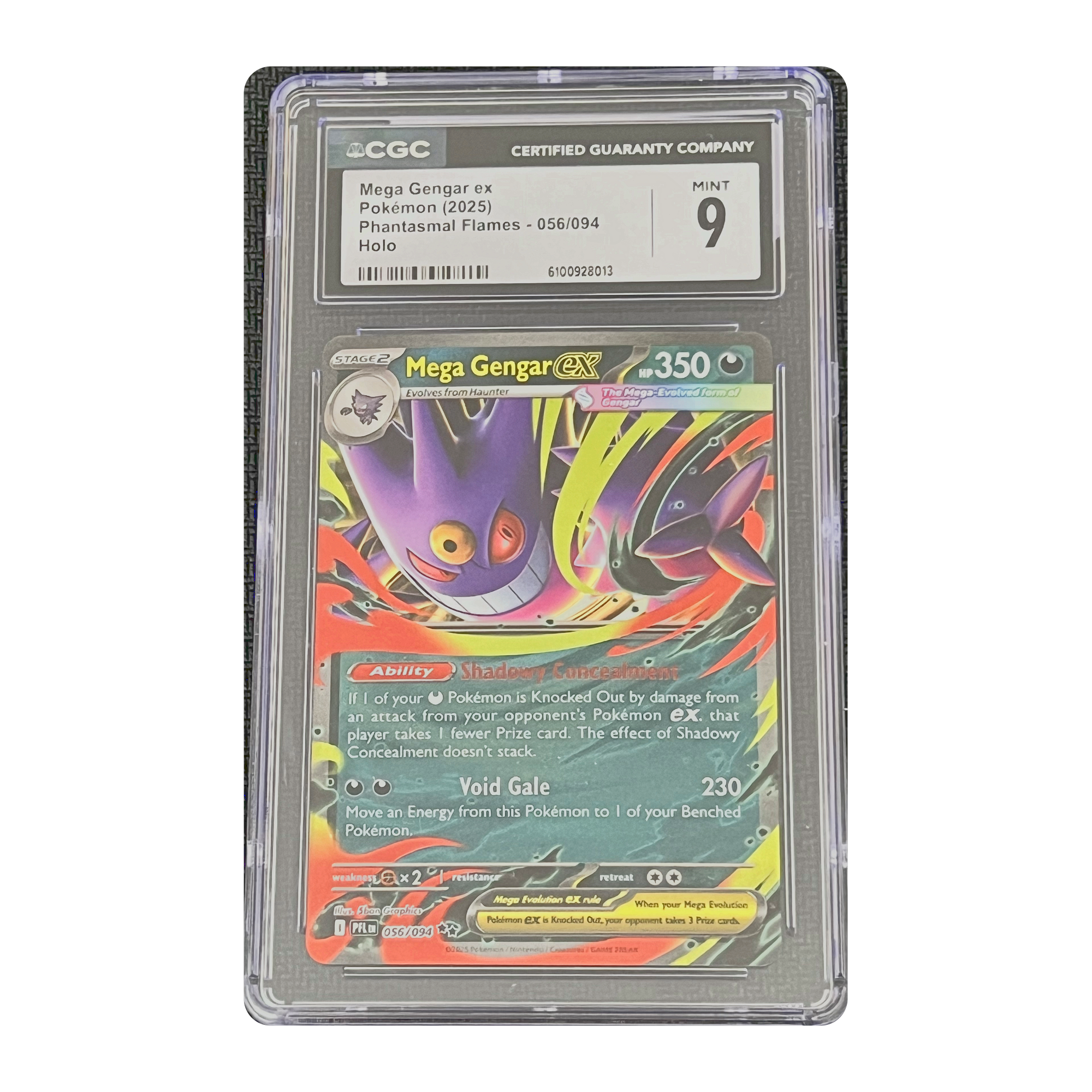 CGC 9 2025 Phantasmal Flames Mega Gengar ex