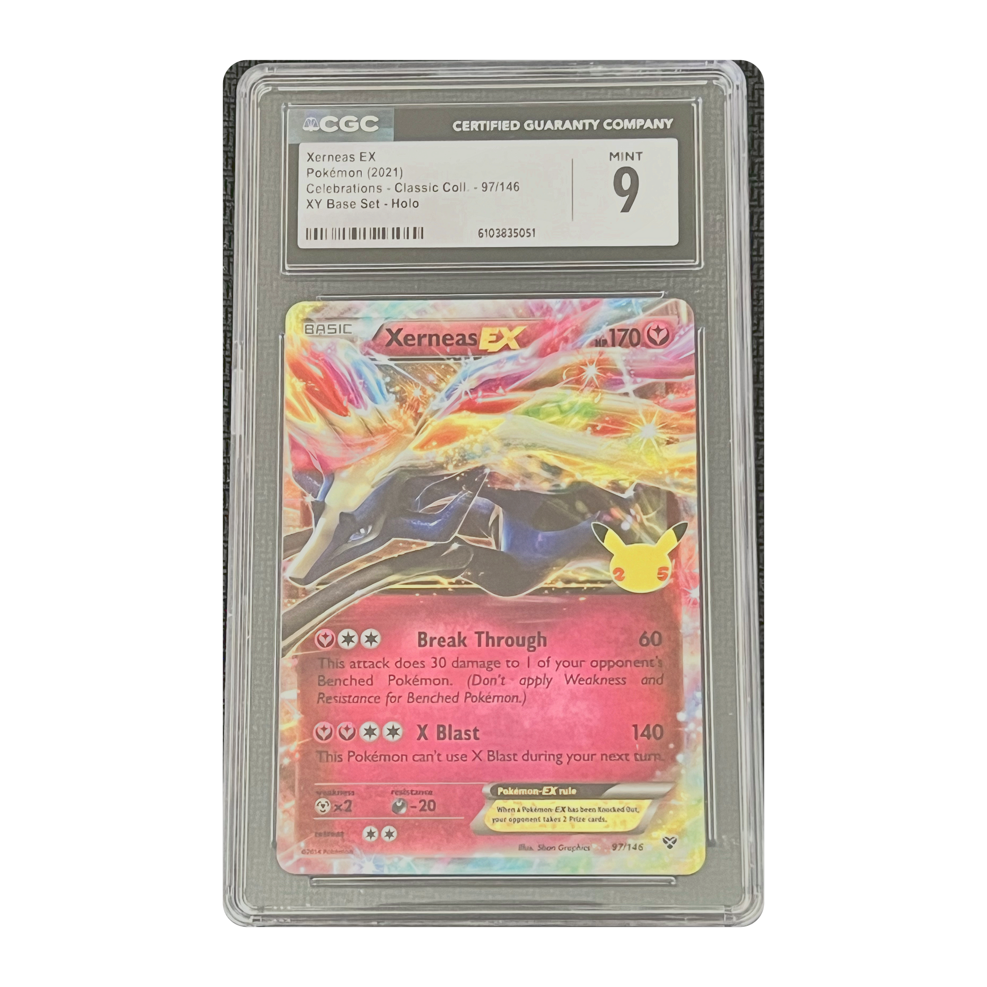 CGC 9 2021 Celebrations Xerneas EX
