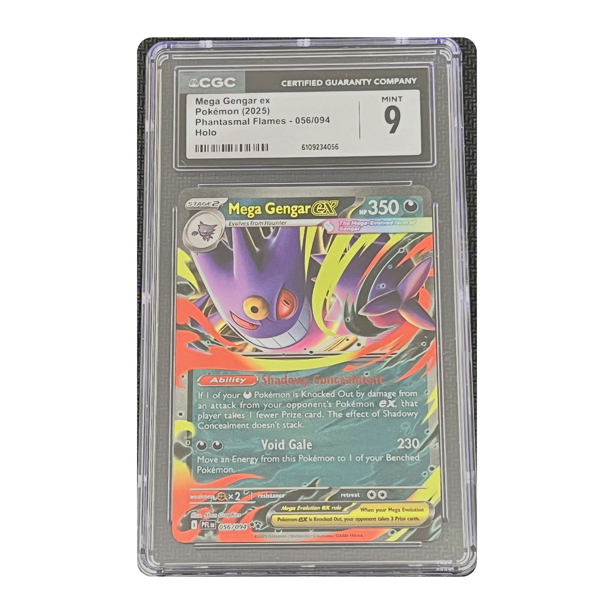 CGC 9 2025 Phantasmal Flames Mega Gengar ex