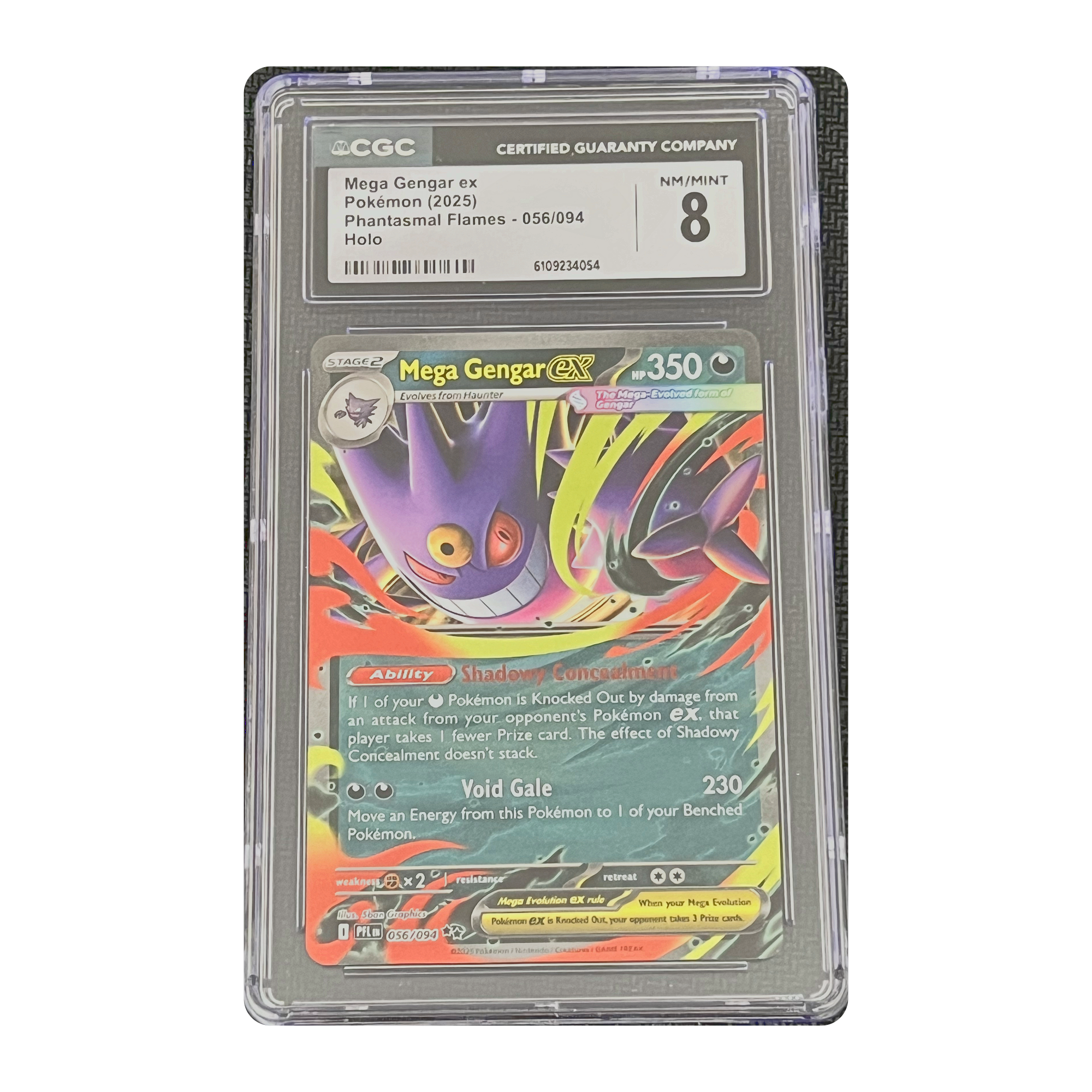 CGC 8 2025 Phantasmal Flames Mega Gengar ex