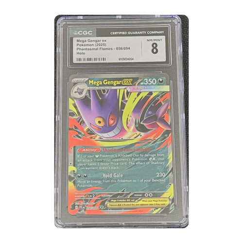 CGC 8 2025 Phantasmal Flames Mega Gengar ex