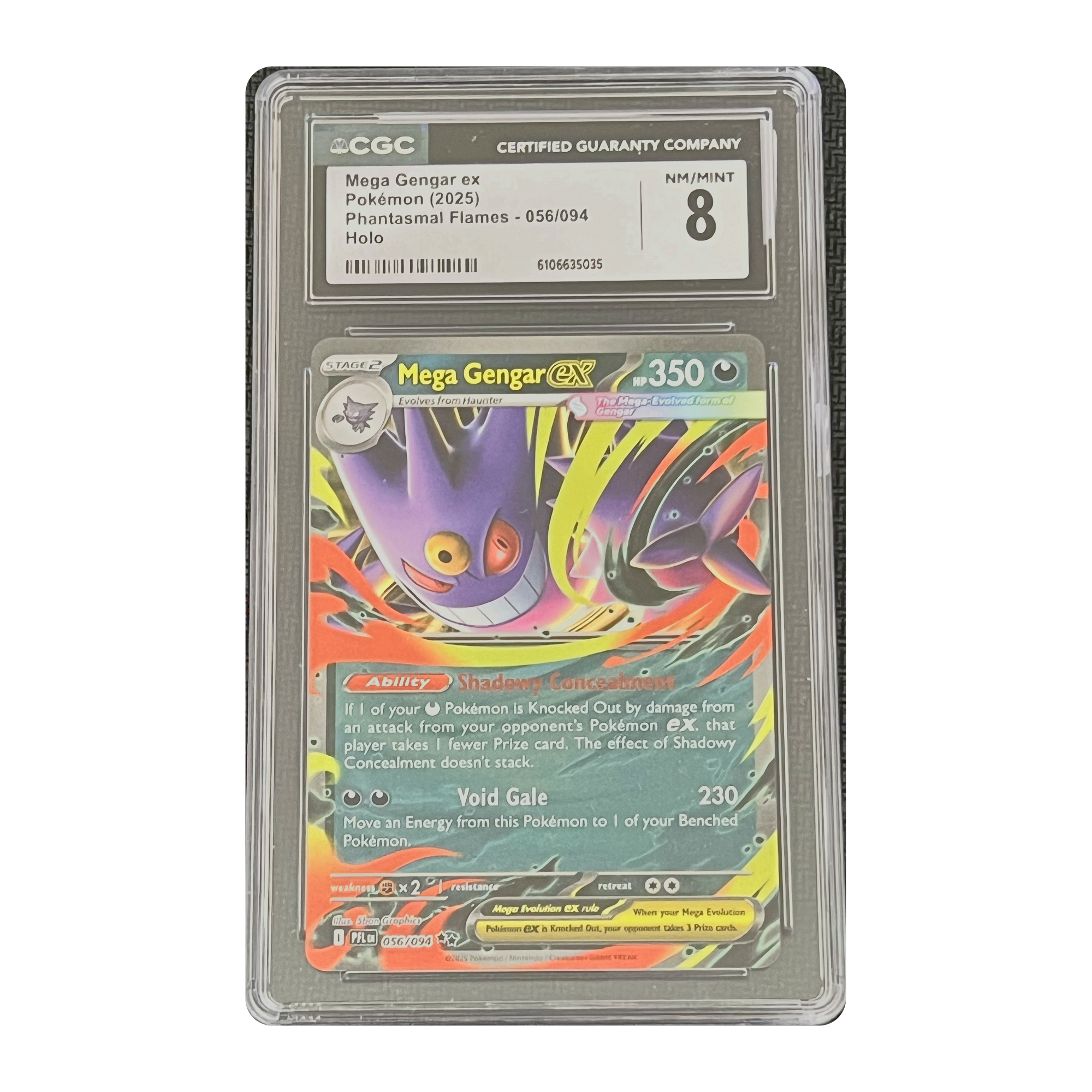 CGC 8 2025 Phantasmal Flames Mega Gengar ex