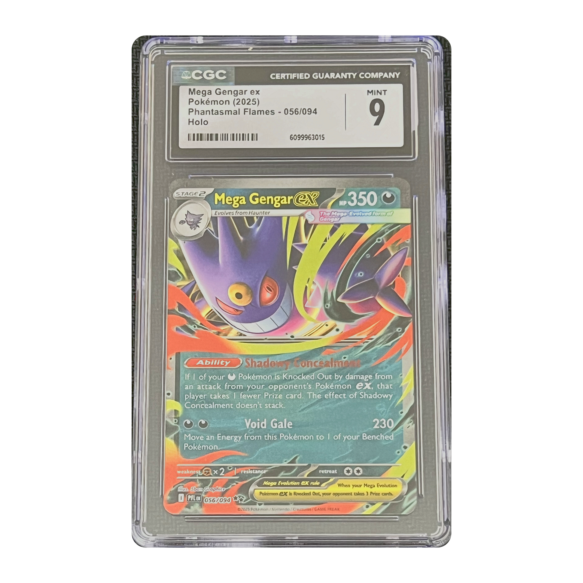 CGC 9 2025 Phantasmal Flames Mega Gengar ex