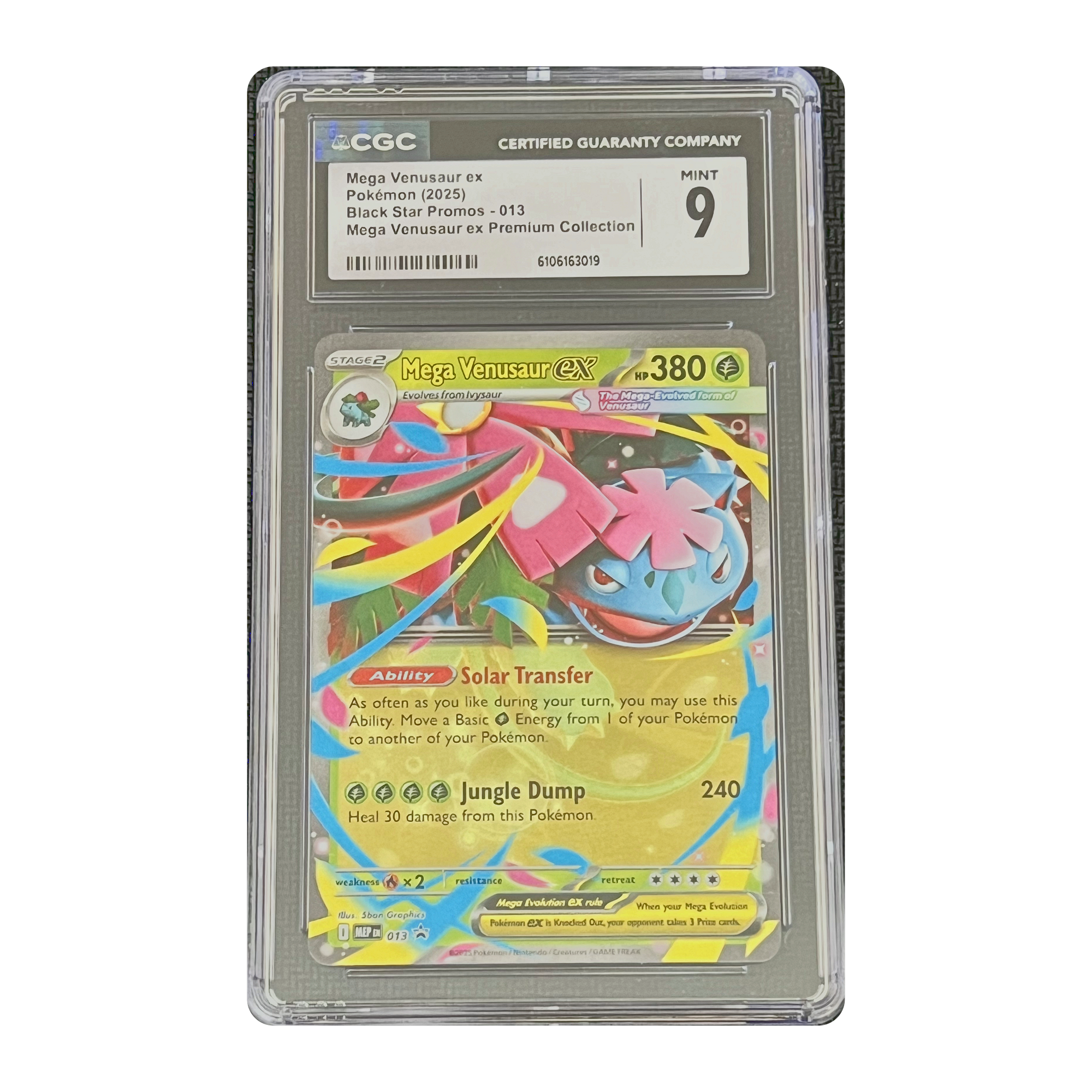 CGC 9 2025 Black Star Promos Mega Venusaur ex