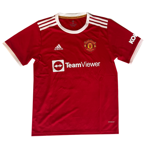 Bruno Fernandes Signed Manchester United 2021/22 Home Jersey (Beckett COA)